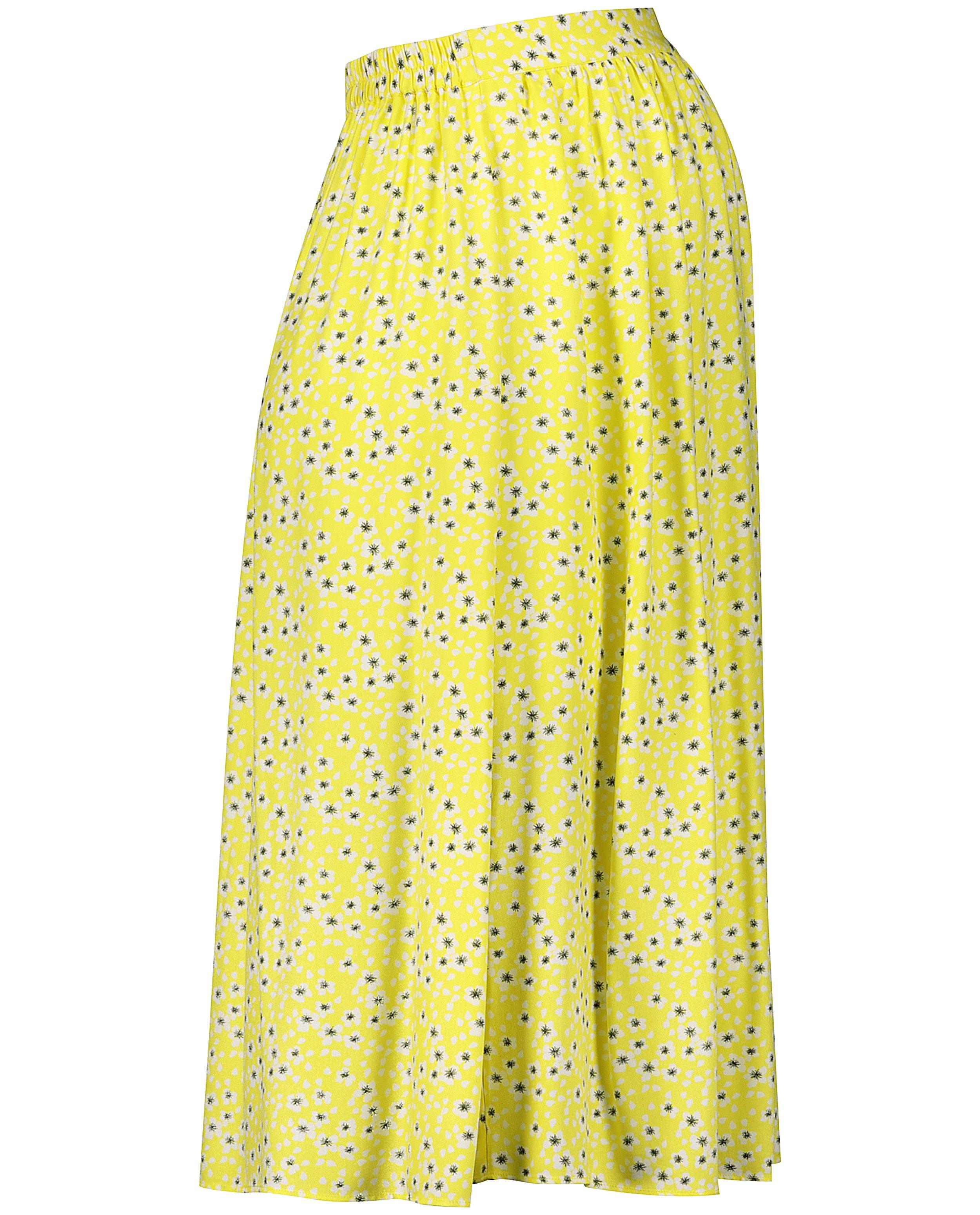 Rokken - Gele maxi-rok met print JoliRonde