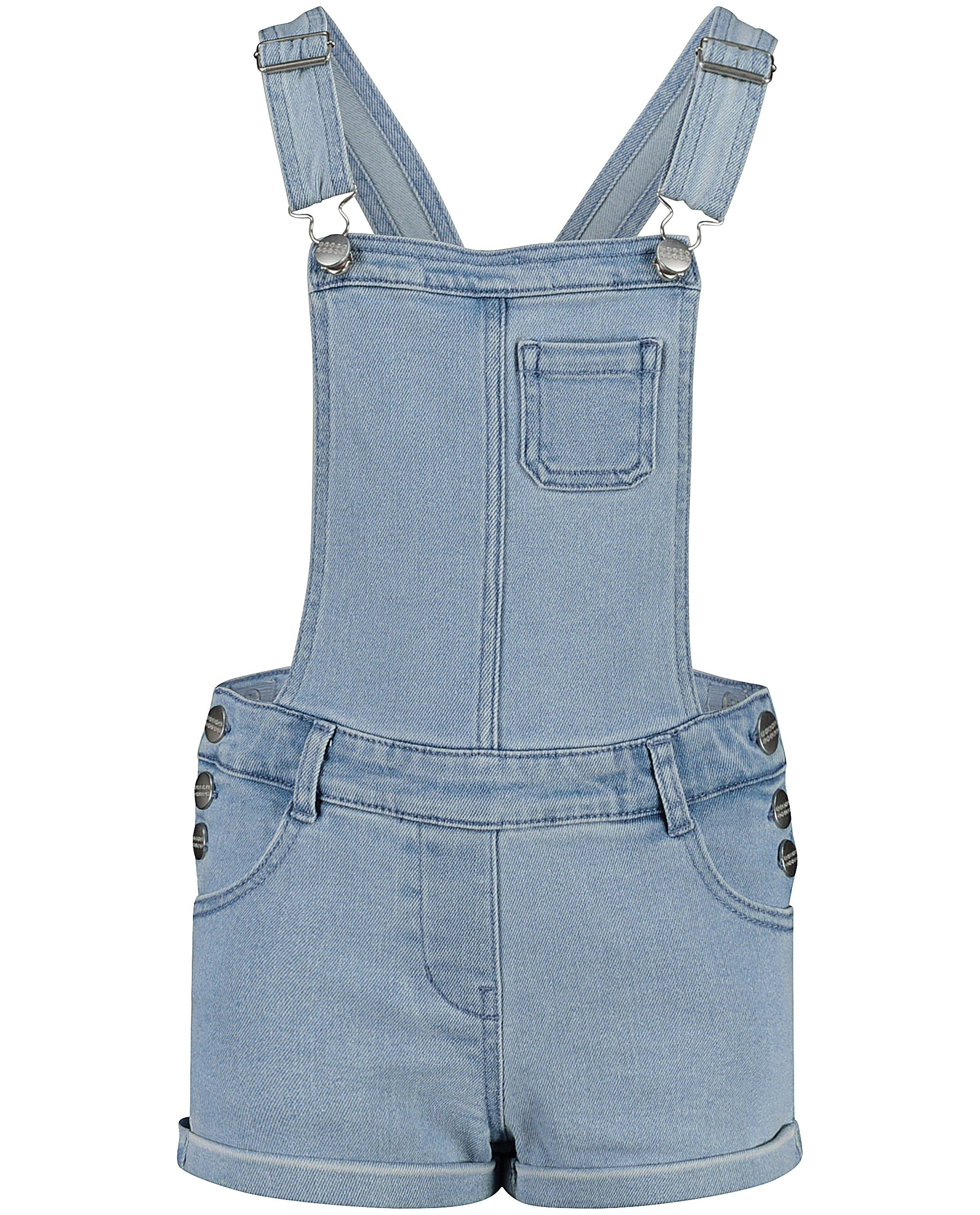 Jumpsuits - Lichtblauwe denim salopette