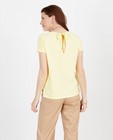 T-shirts - Geel T-shirt met knooplint Youh!