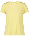 T-shirts - Geel T-shirt met knooplint Youh!