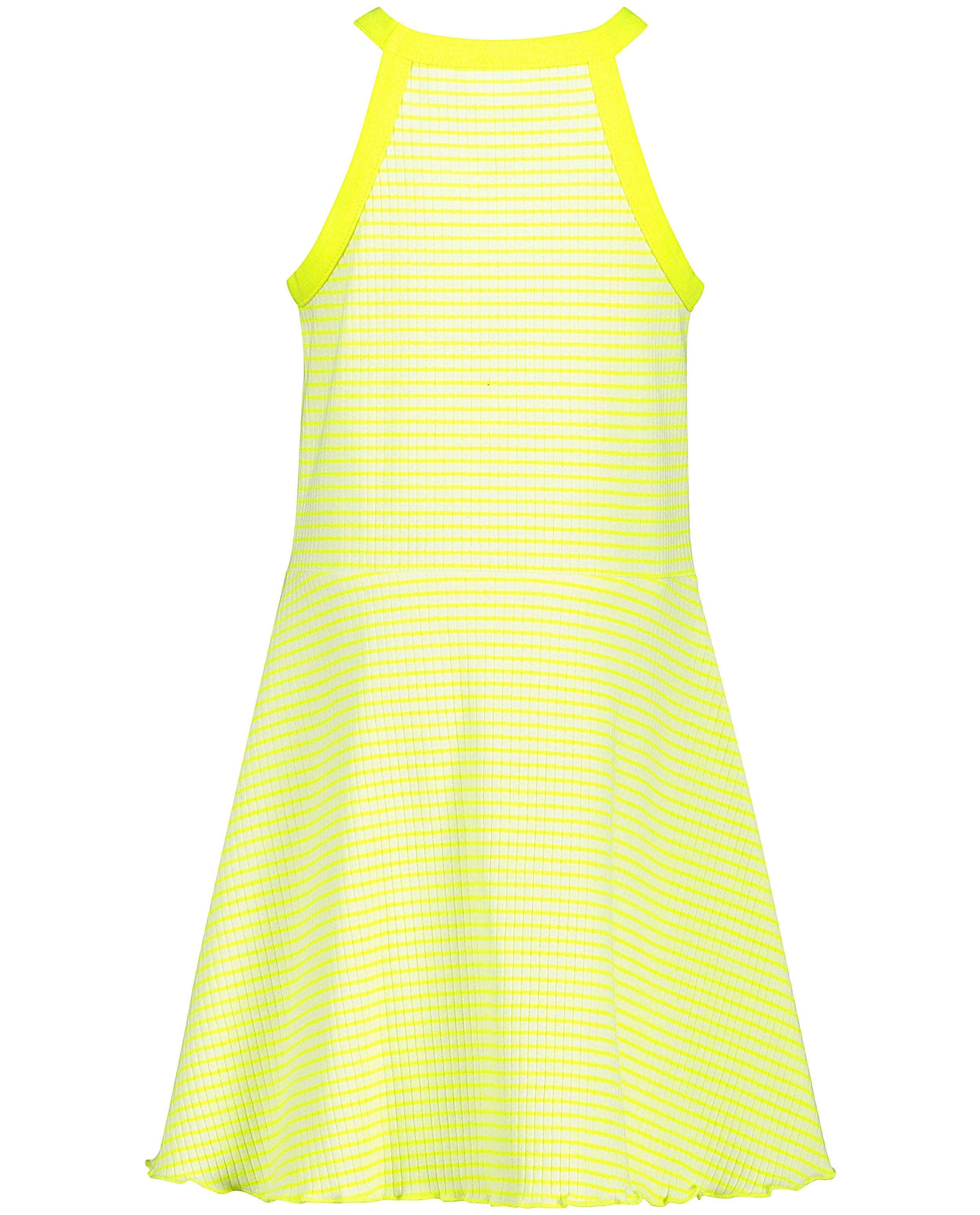 Kleedjes - Witte jurk met fluostreepjes K3