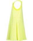 Robes - Robe blanche à rayures fluo K3
