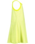 Robes - Robe blanche à rayures fluo K3