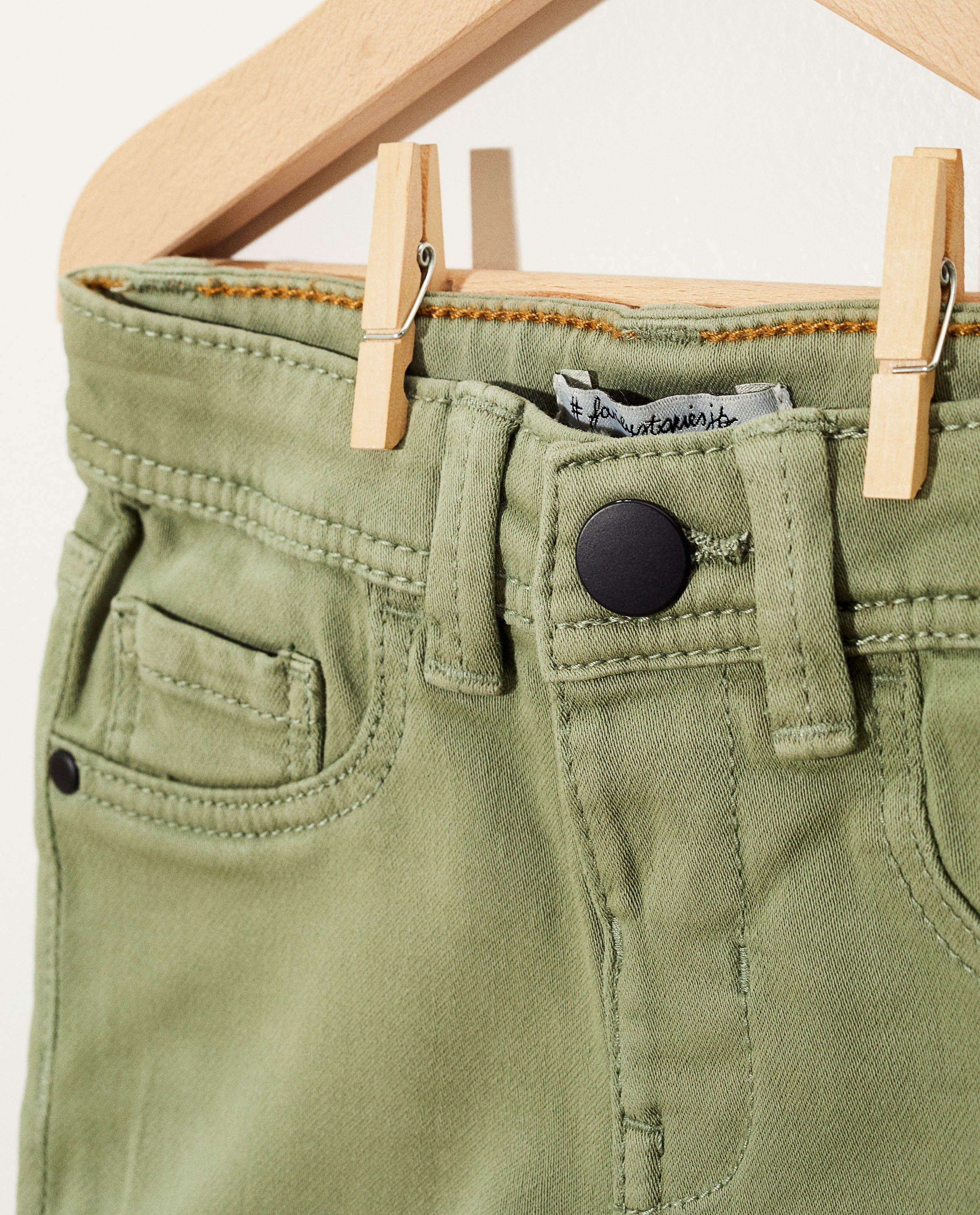 Shorts - Bermuda vert en coton bio