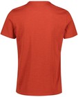 T-shirts - Roestbruin T-shirt met opschrift