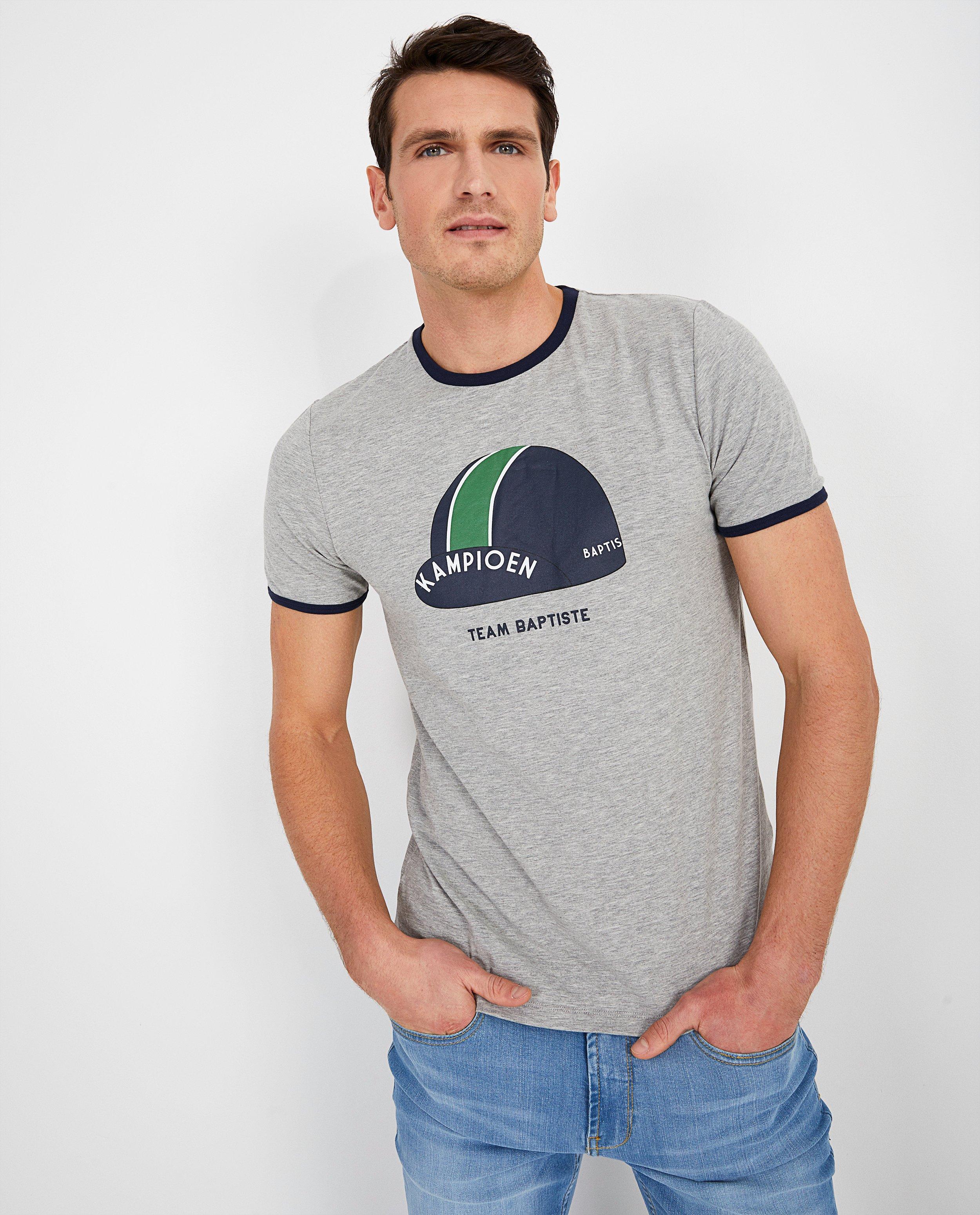 T-shirts - Grijs T-shirt met pet Baptiste (NL)