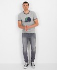T-shirt gris Baptiste (FR) - casquette, « allez allez » - Baptiste