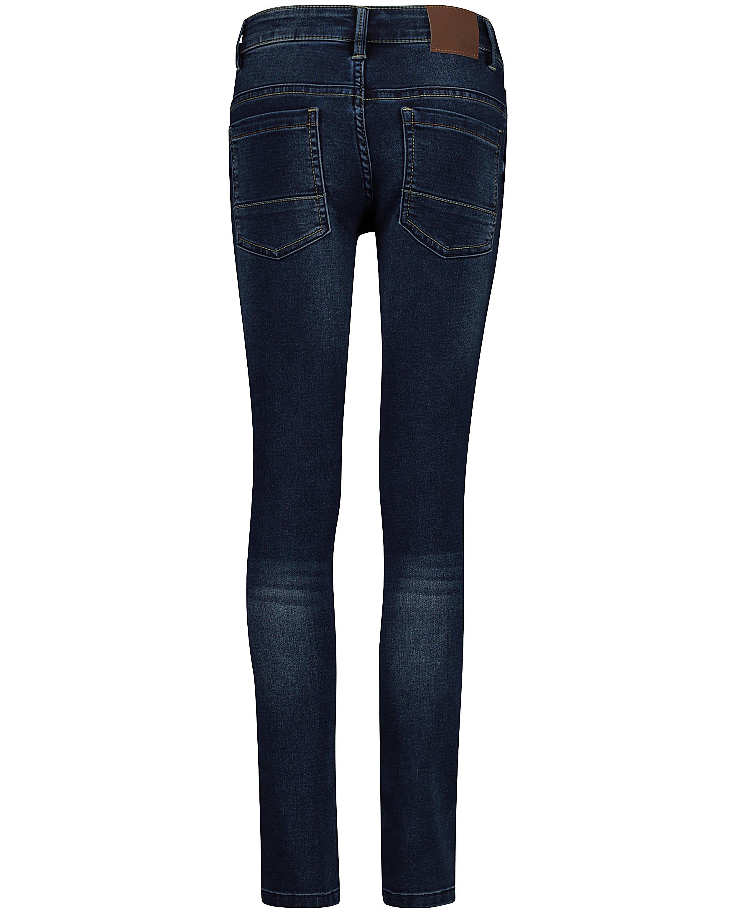 Jeans - Blauwe jeans van sweat denim, slim fit