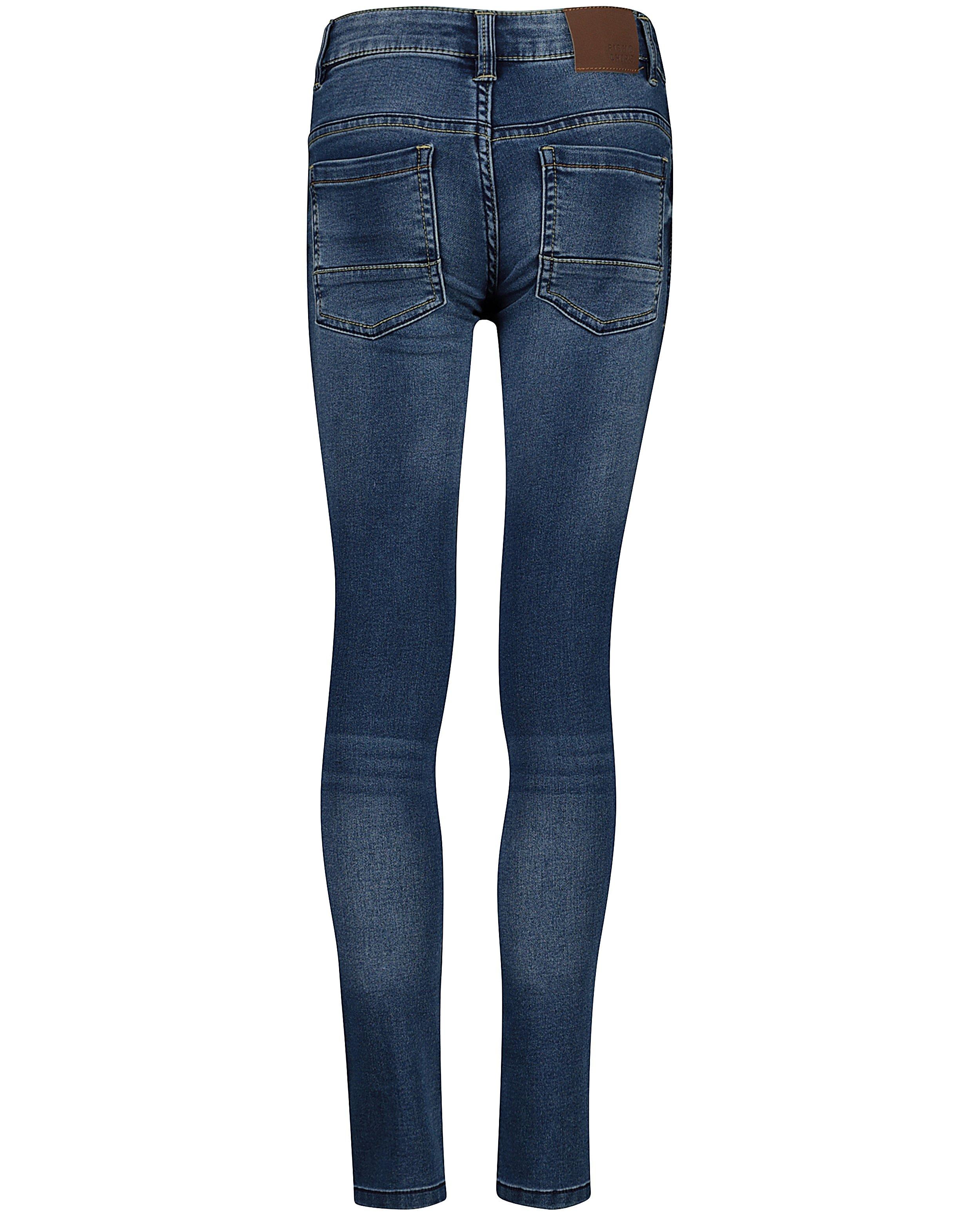 Jeans - Blauwe jeans van sweat denim, slim fit