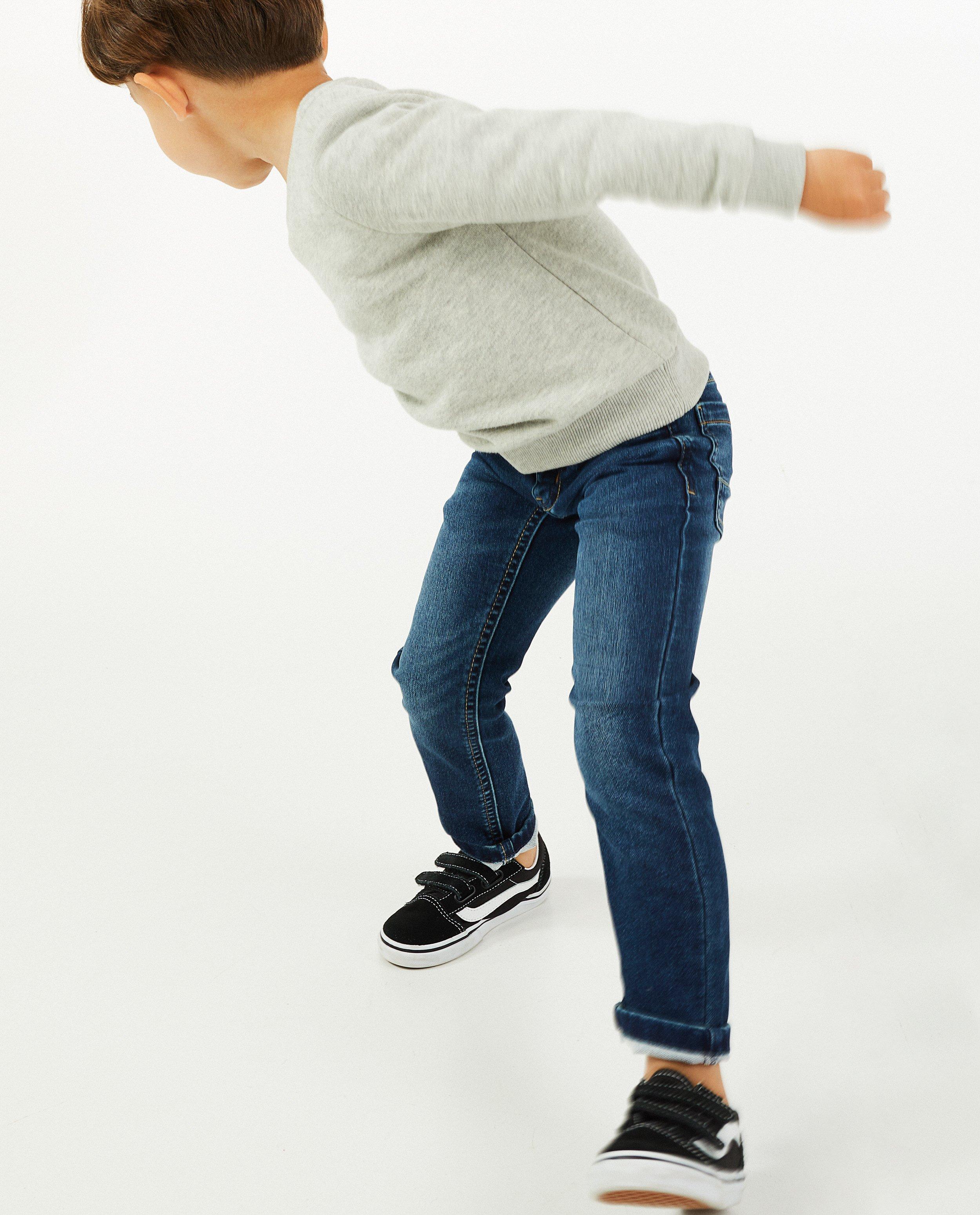 Jeans - Grijze slim jeans Simon, 2-7 jaar