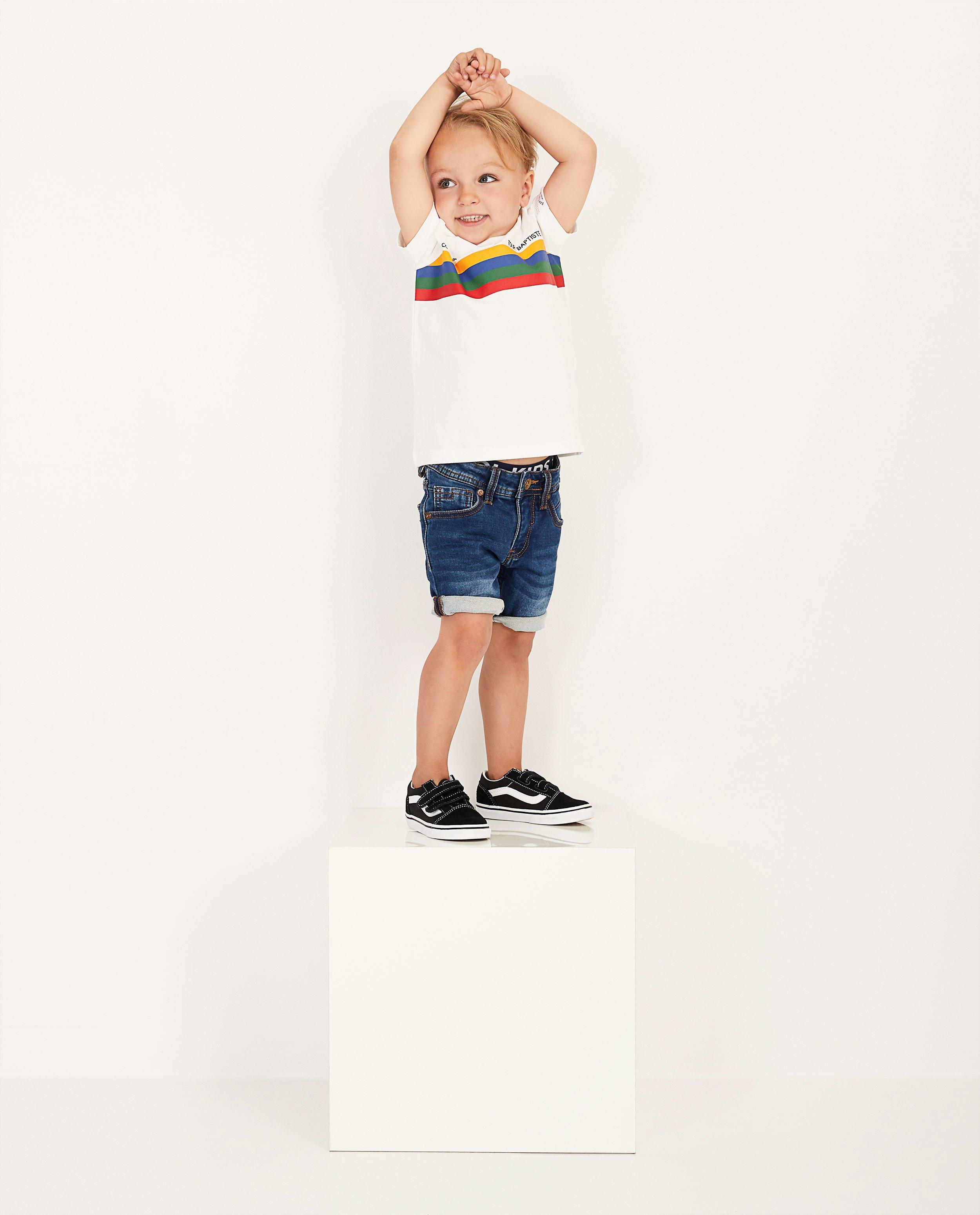 'coureur'-shirt Baptiste, 2-7 jaar - effen - Baptiste