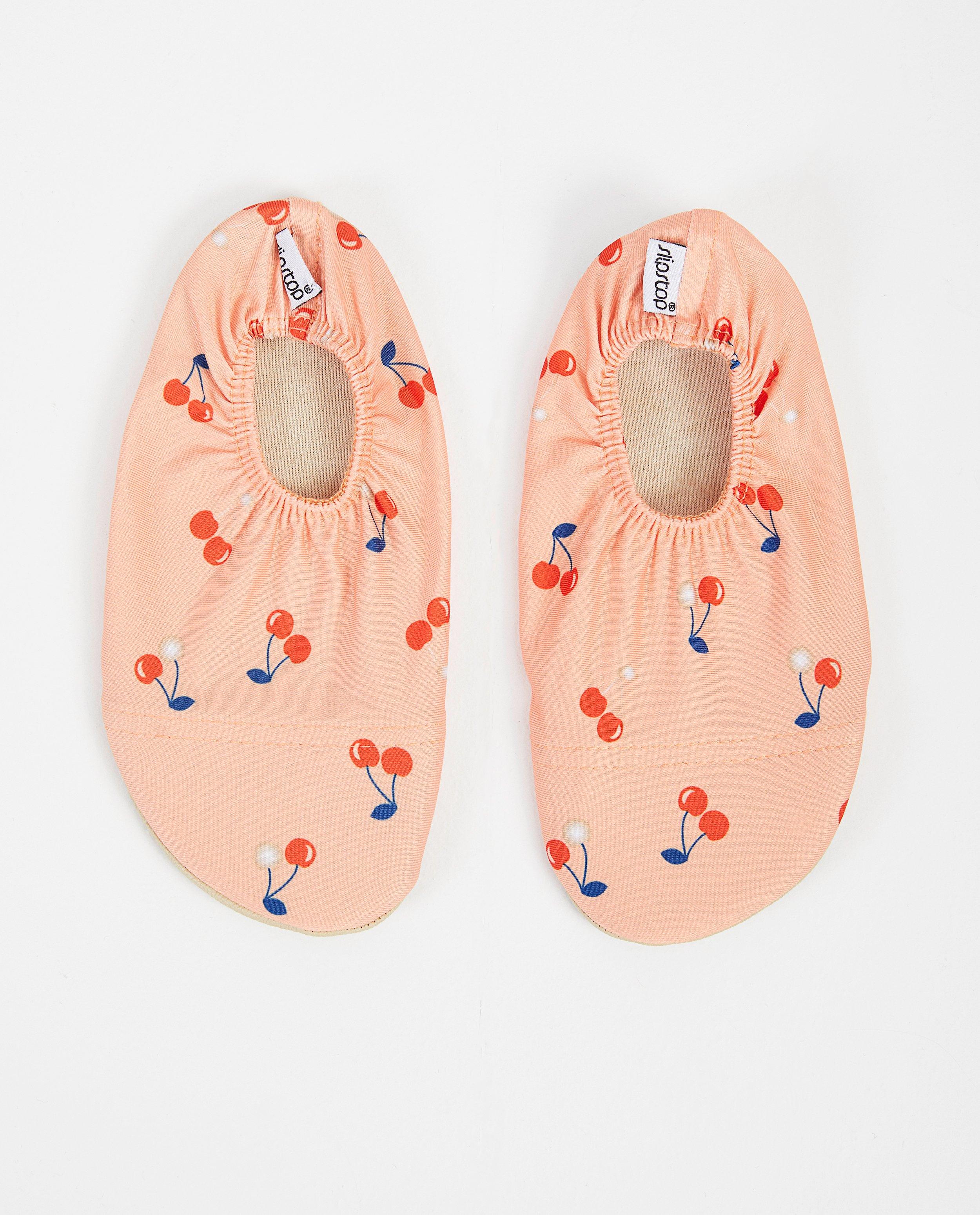 Oranje antislip schoenen Slipstop - met print - Slipstop