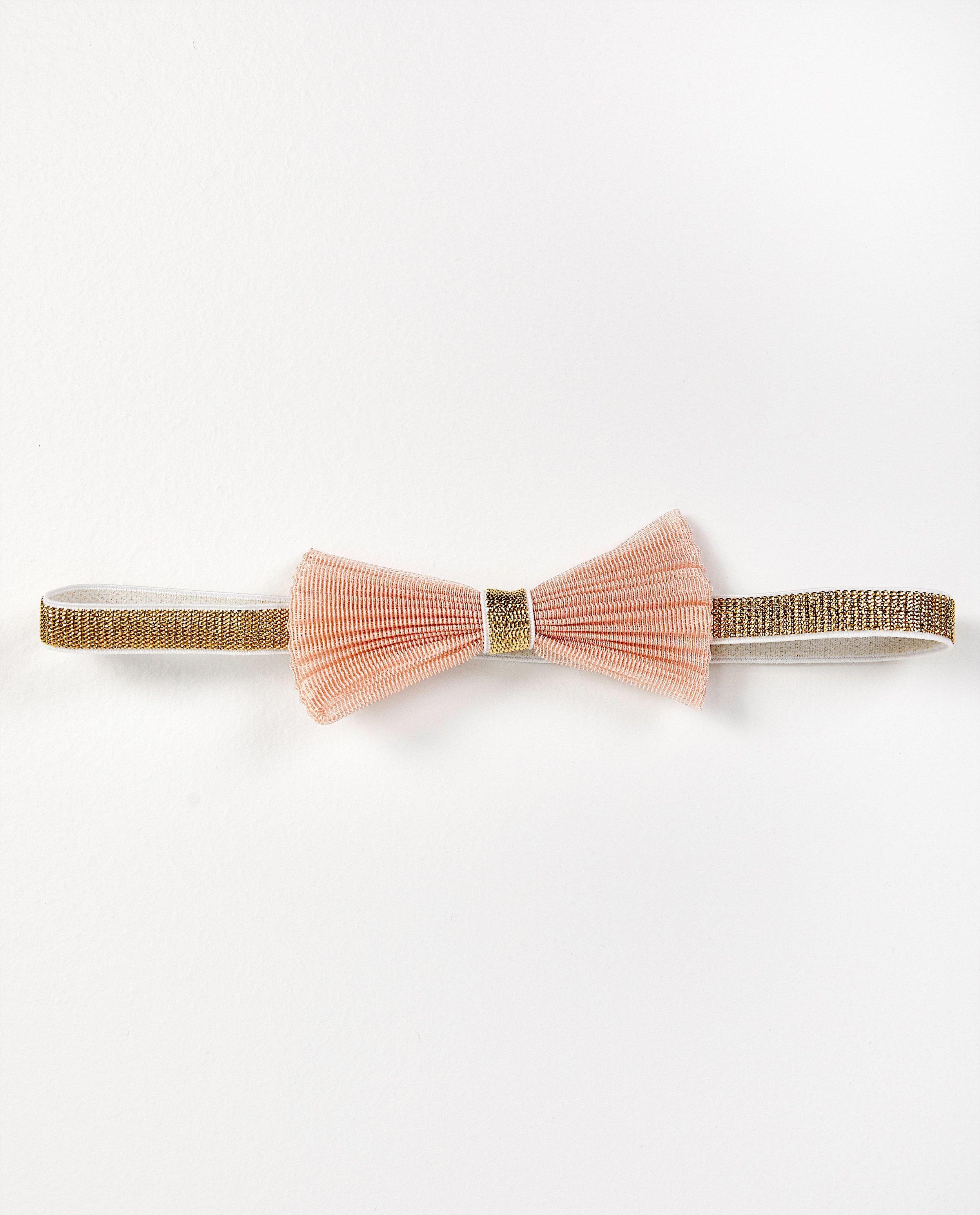 Bandeau avec nœud papillon - fil métallisé - JBC