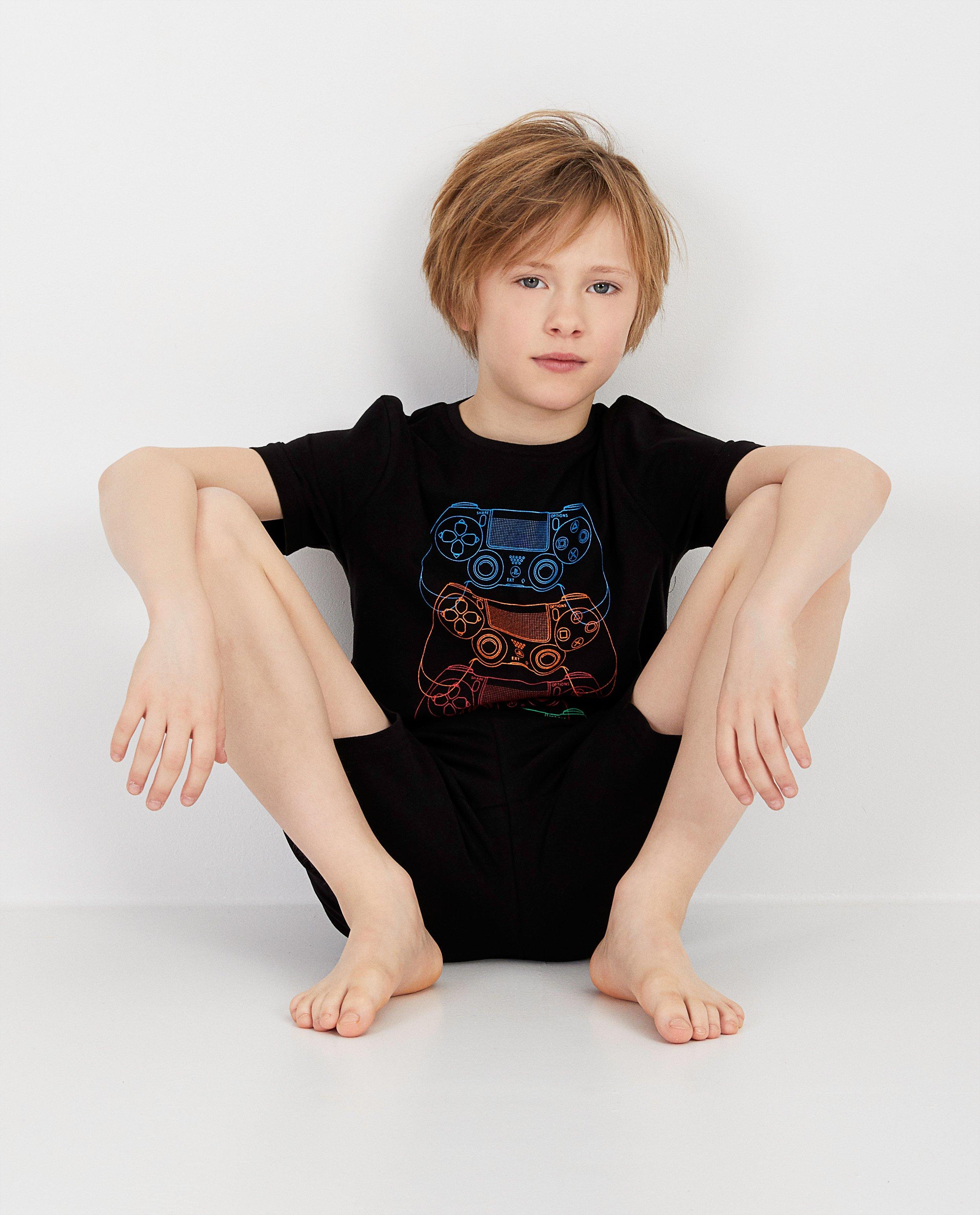 Zwarte pyjama Playstation - met print - Playstation