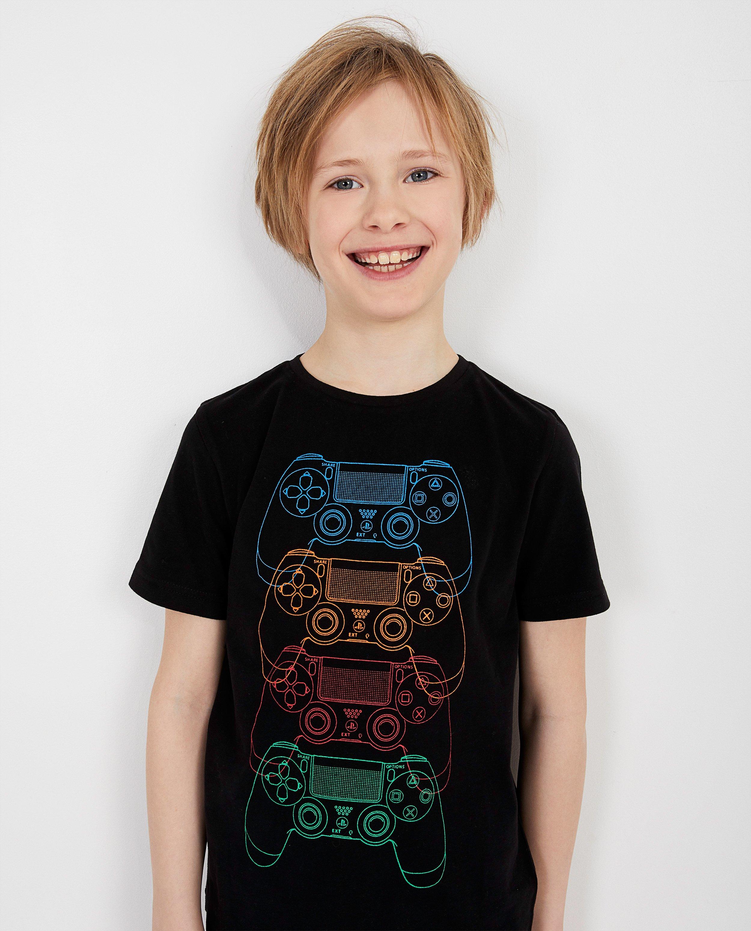 Nachtkleding - Zwarte pyjama Playstation