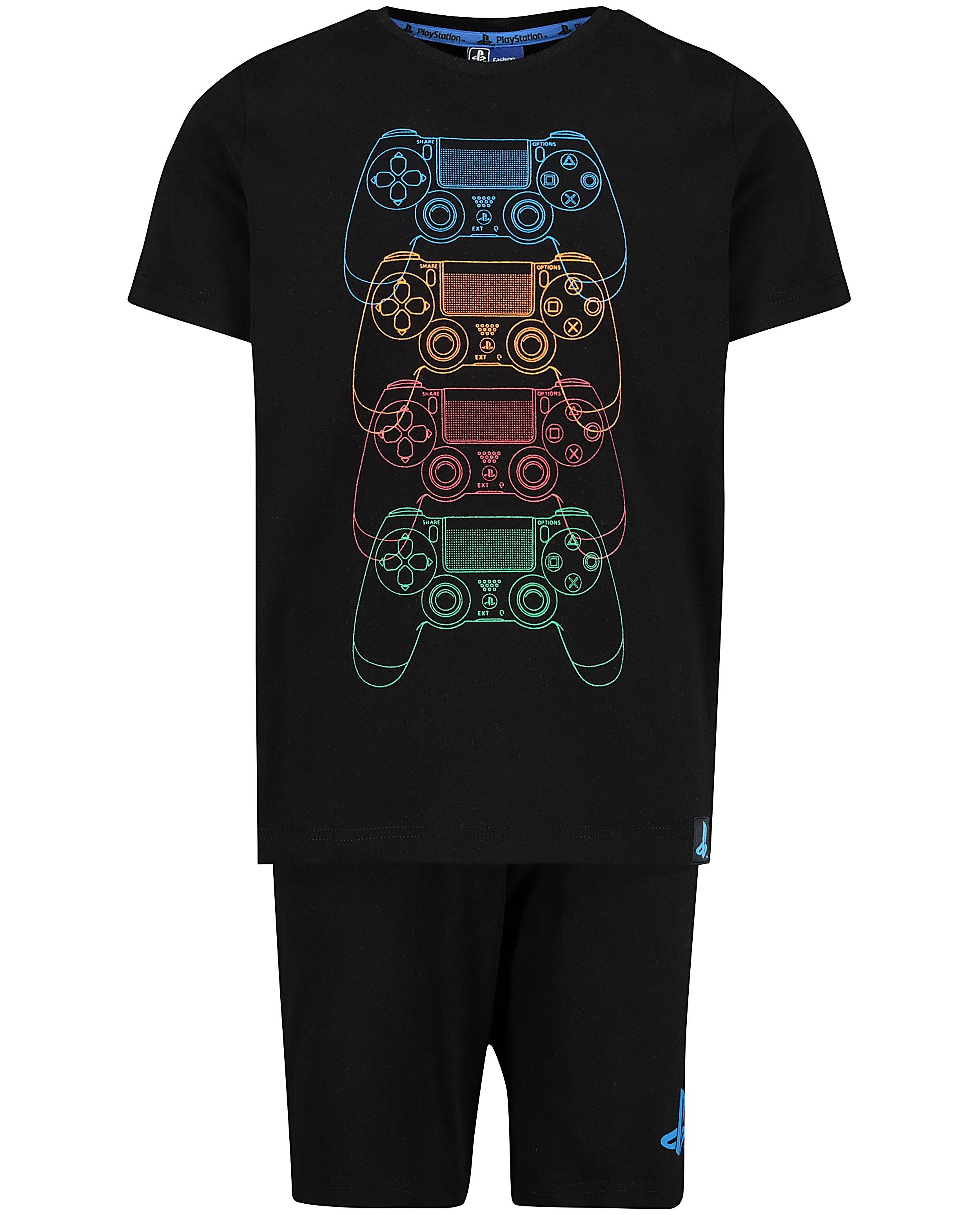 Nachtkleding - Zwarte pyjama Playstation