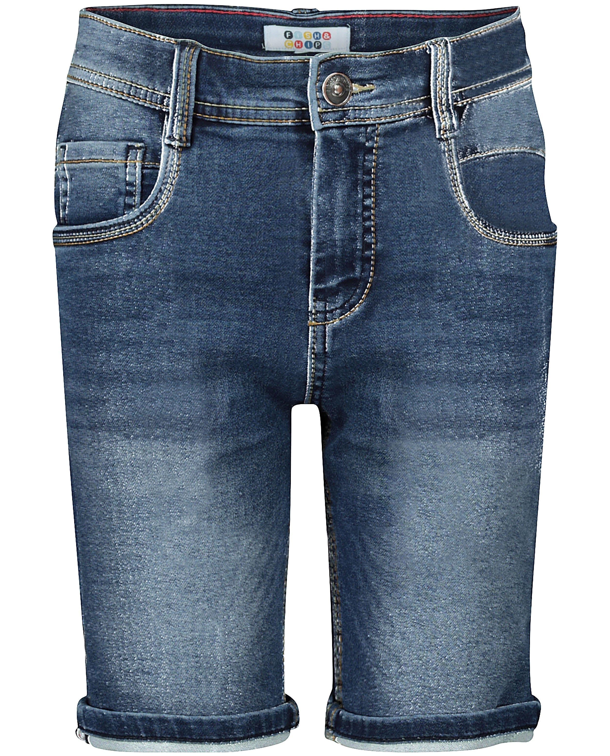 Shorts - Short en sweat denim Simon, 7-14 ans