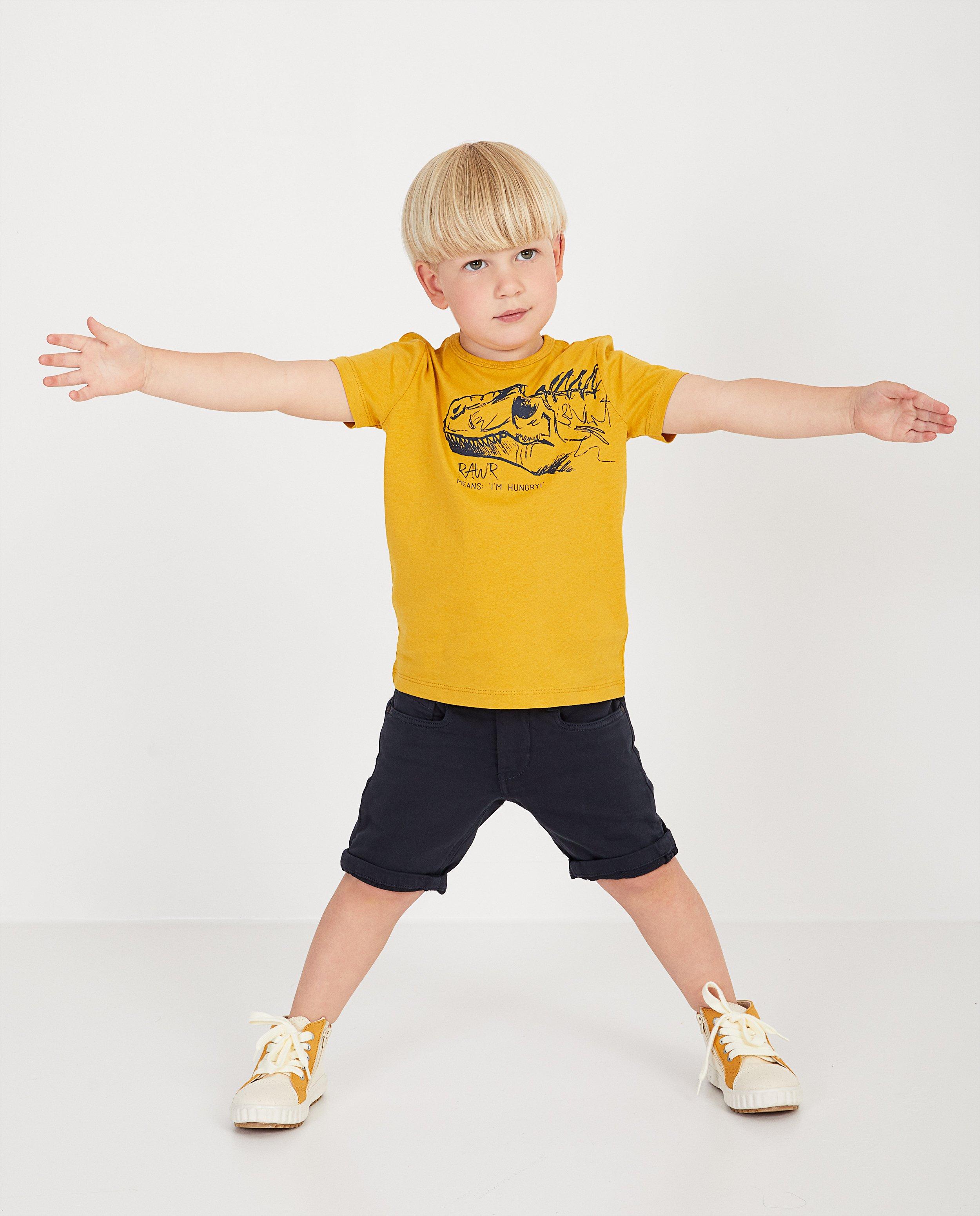 Sweat denim bermuda, 2-7 jaar - null - JBC