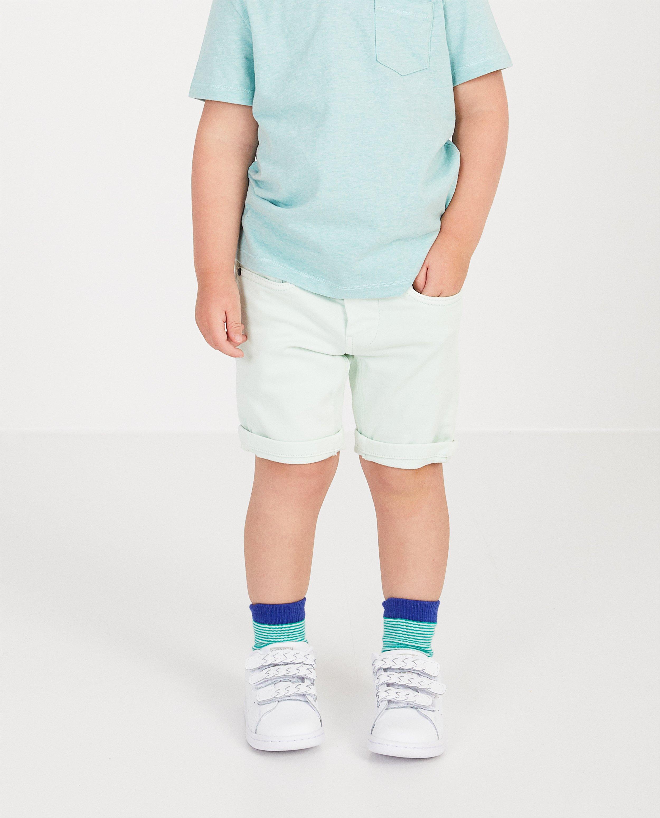 Bermuda en sweat denim, 2-7 ans - D&eacute;tails du produit - bleu - image num&eacute;ro 2