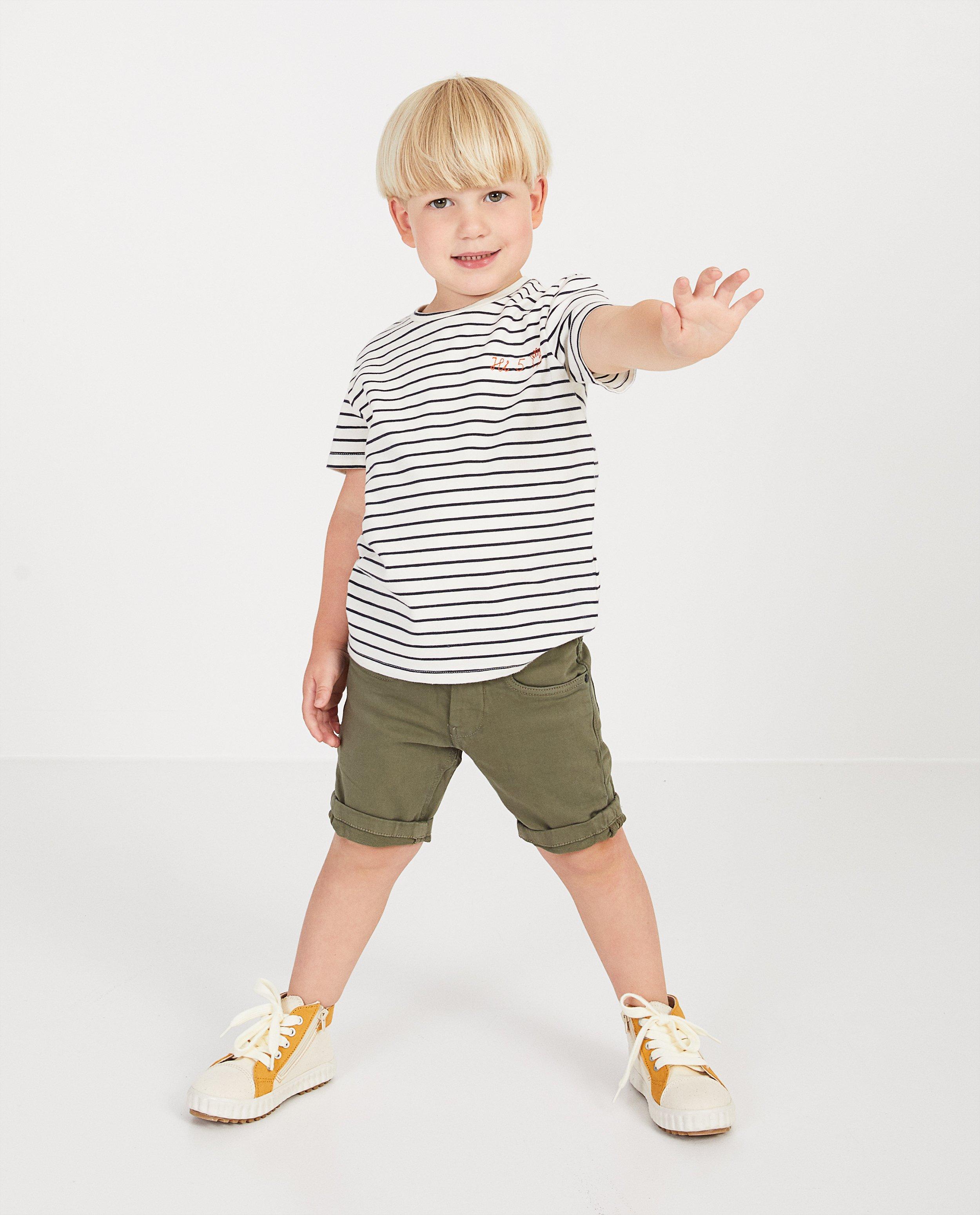 Bermuda en sweat denim, 2-7 ans - null - JBC