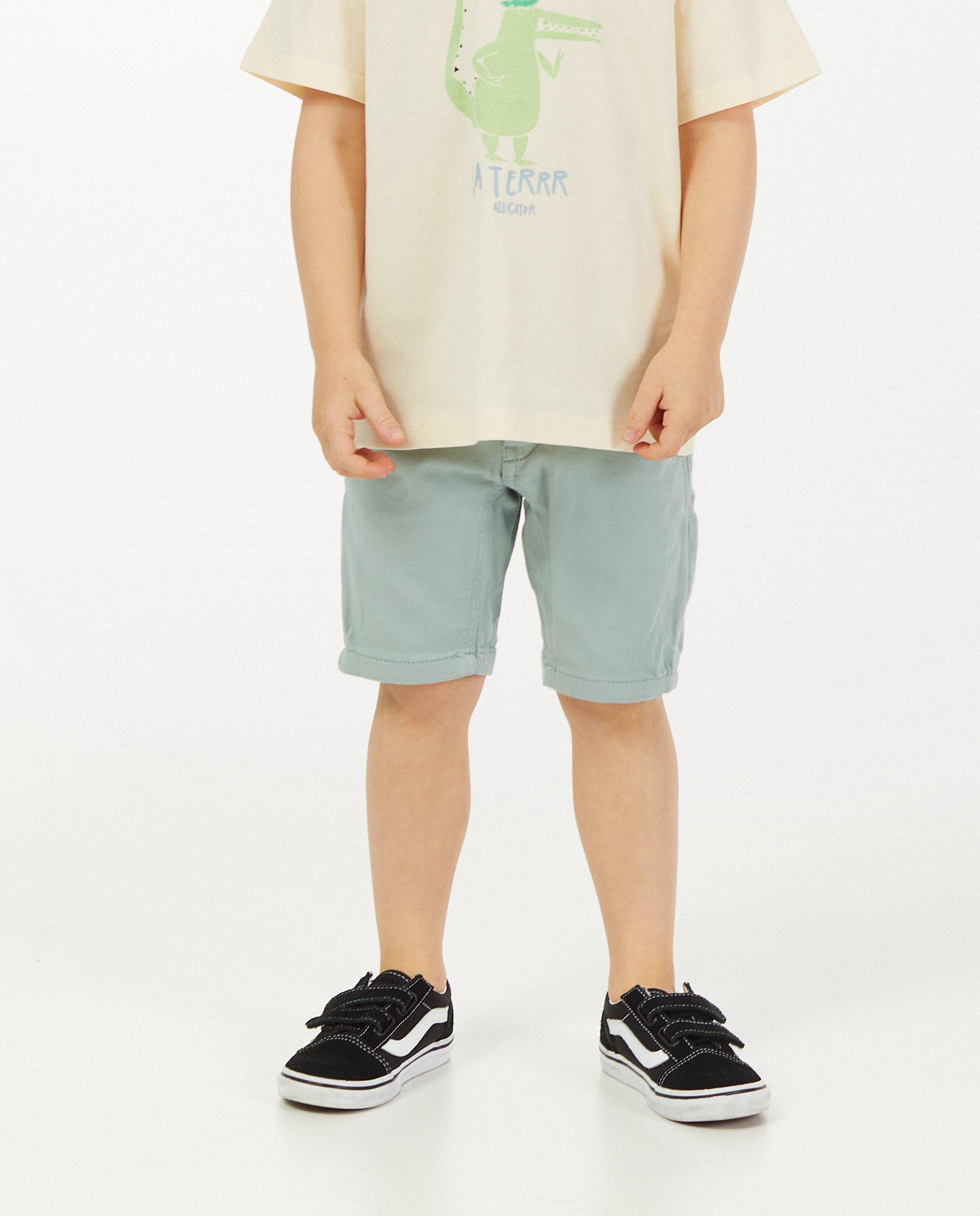 Shorts - Bermuda en sweat denim, 2-7 ans