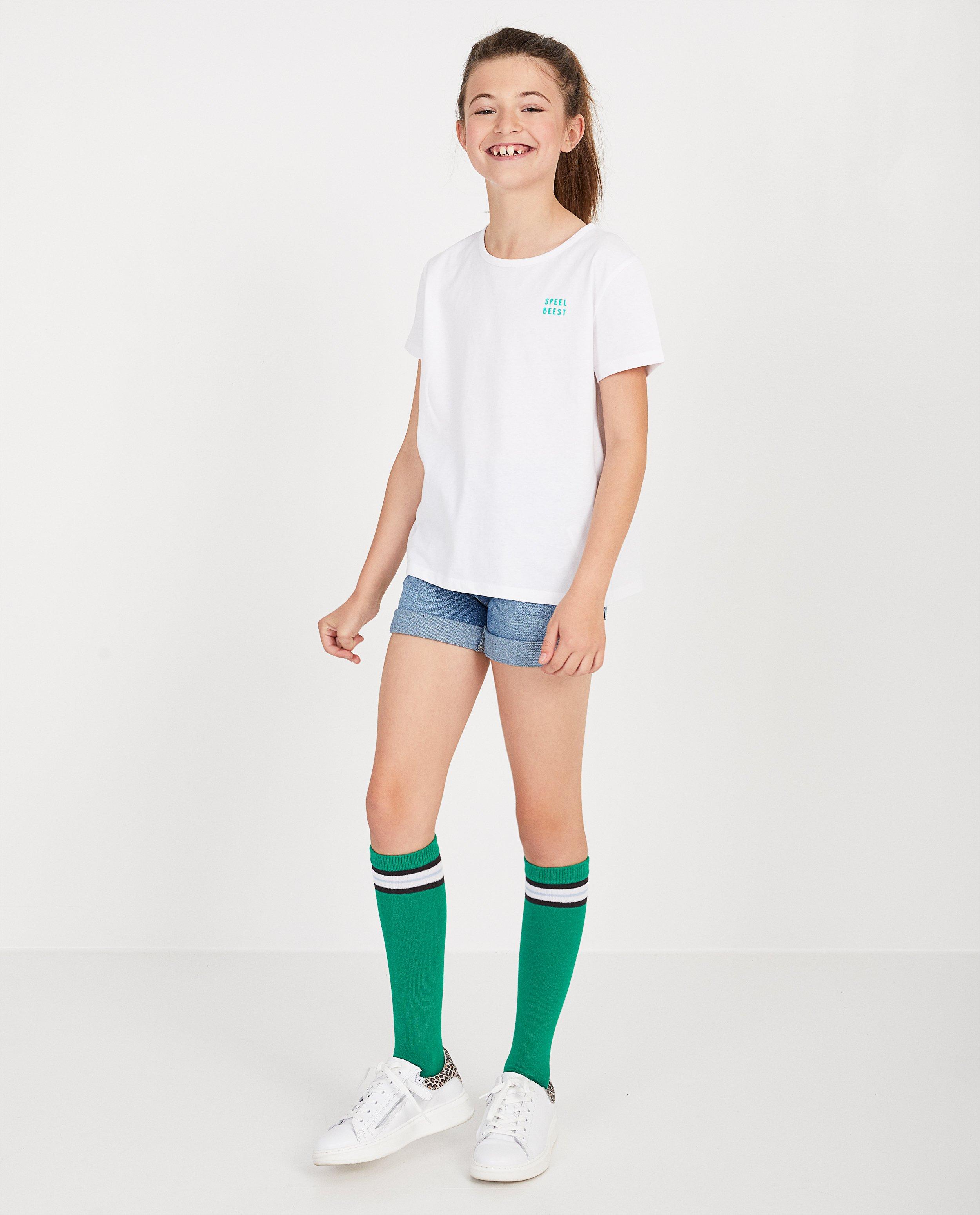 T-shirt bleu, imprimé BESTies - BESTies - Besties