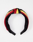 Dames haarband in zwart, geel en rood - driekleur - Familystories