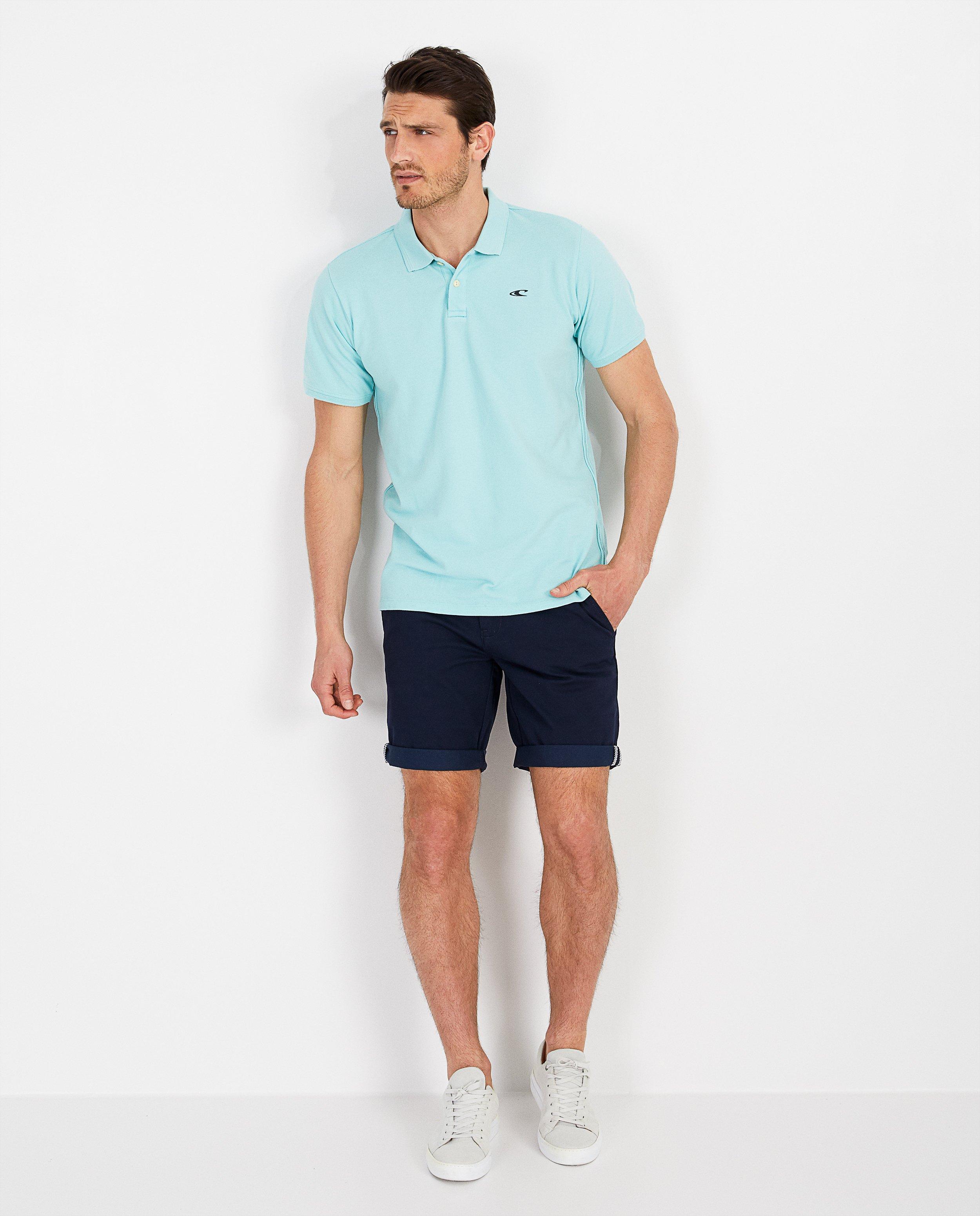 Lichtblauwe polo O'Neill - effen - O’Neill