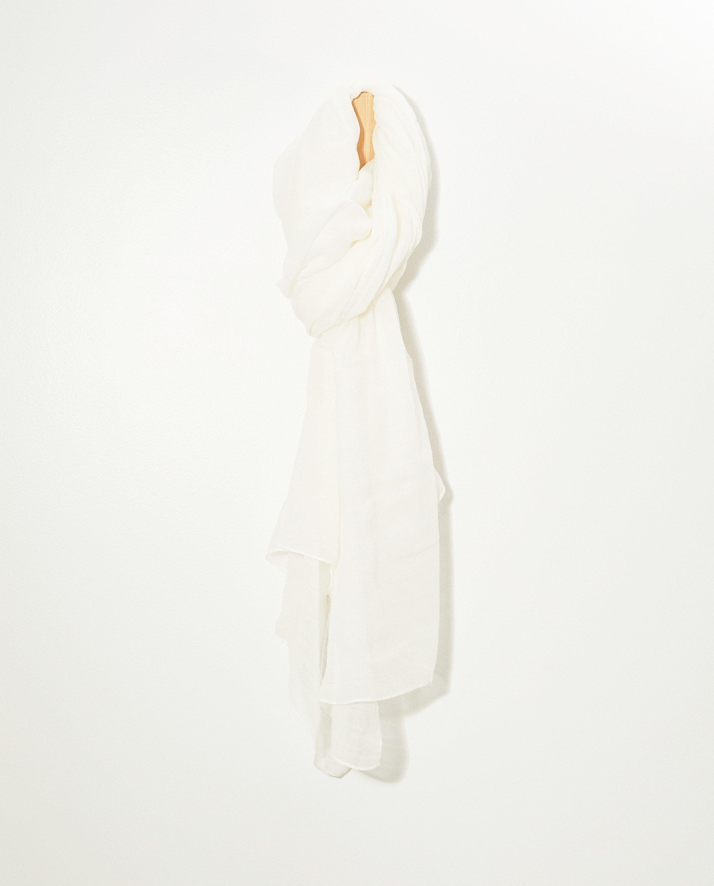 Breigoed - Witte sjaal Pieces