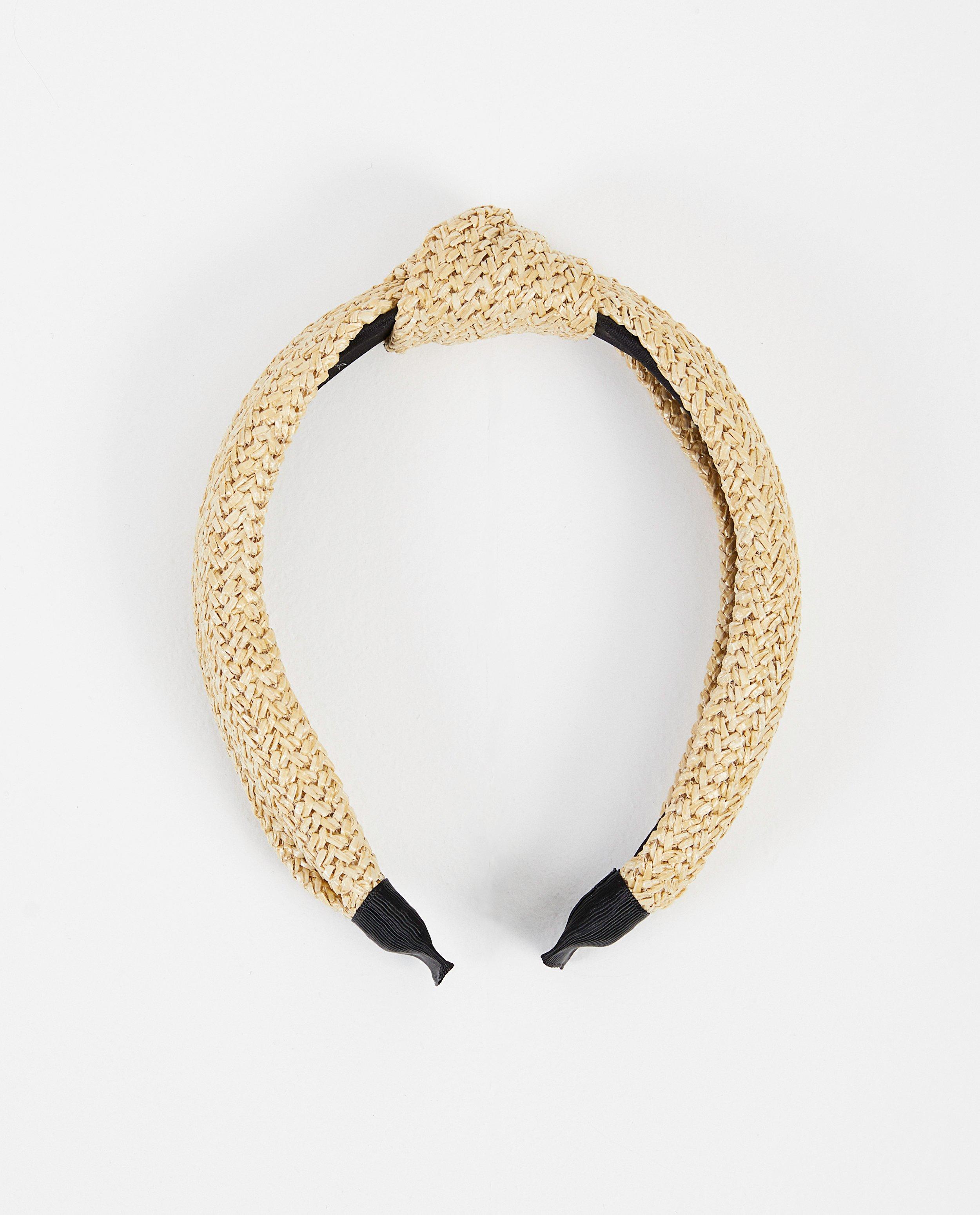Bandeau tressé Pieces - beige - Pieces