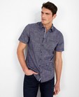 Hemden - Donkergrijs hemd met korte mouwen