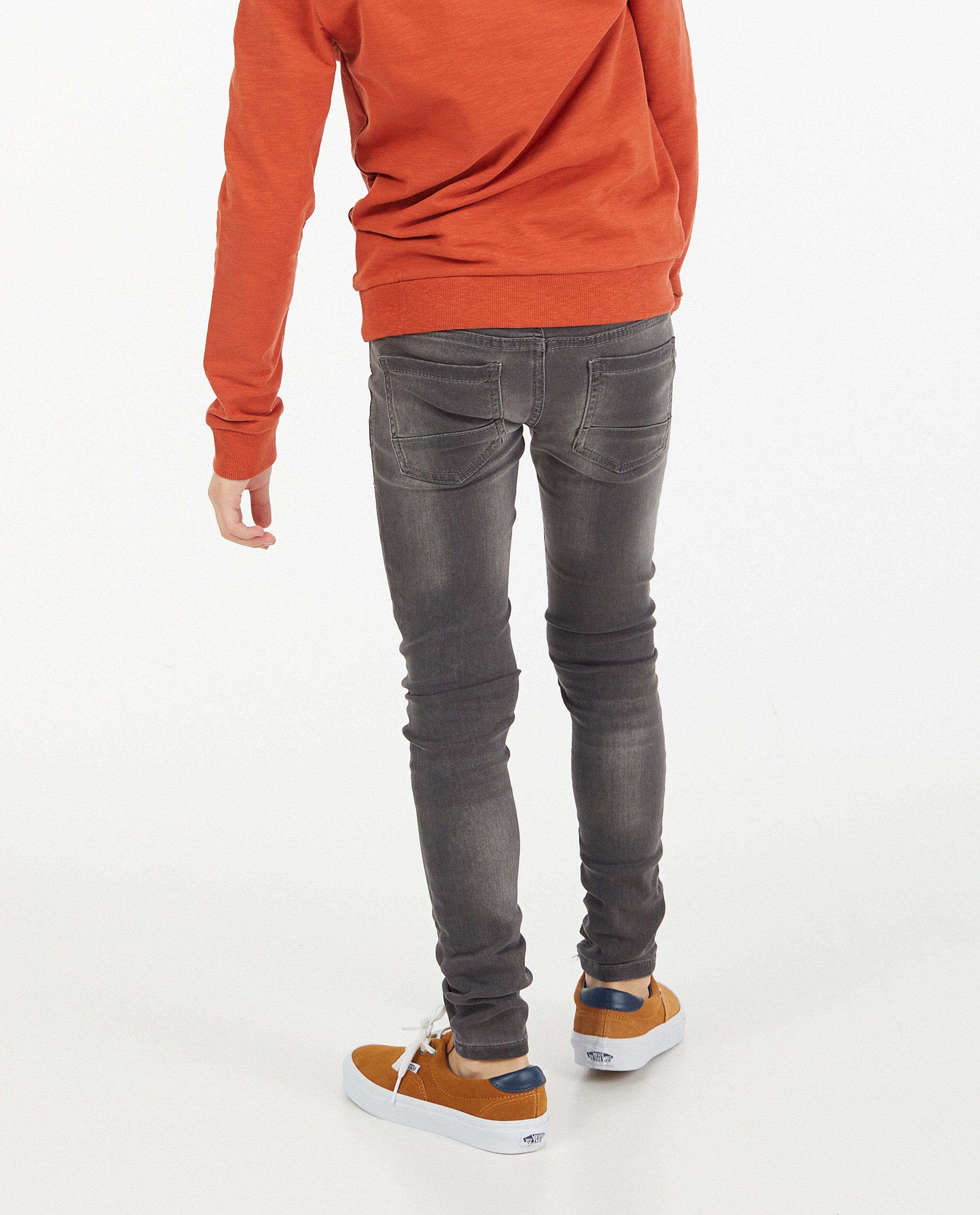 Jeans - Grijze superskinny Noah, 7-14 jaar
