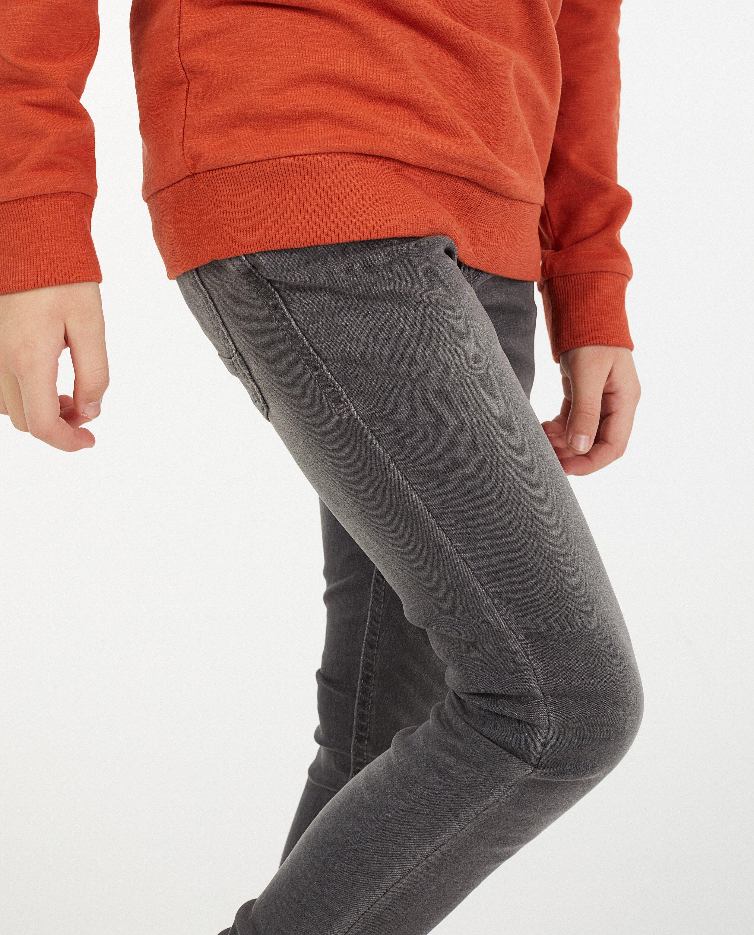 Jeans - Grijze superskinny Noah, 7-14 jaar