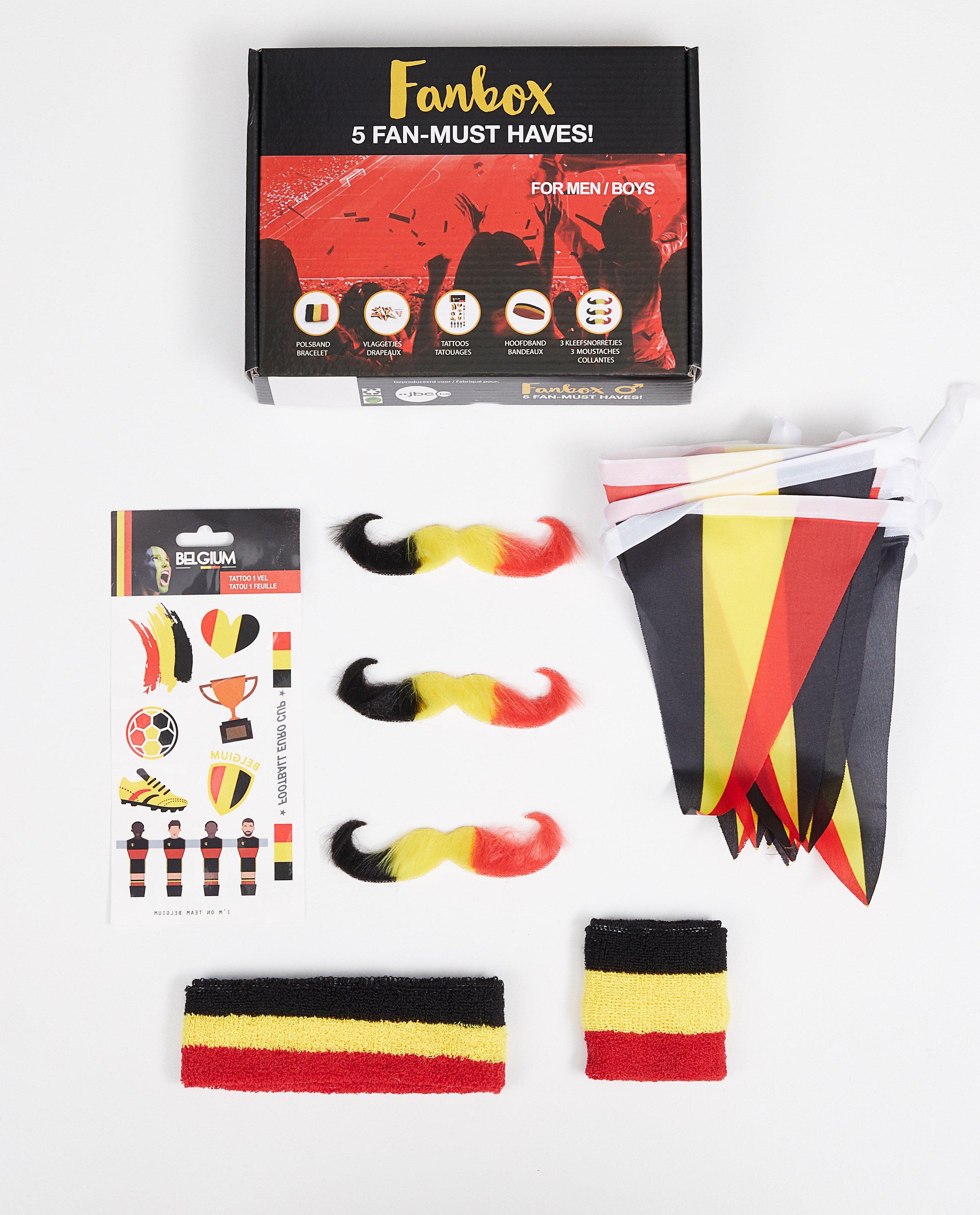 Fanbox met 5 must-haves (snor)! - voetbal - Familystories