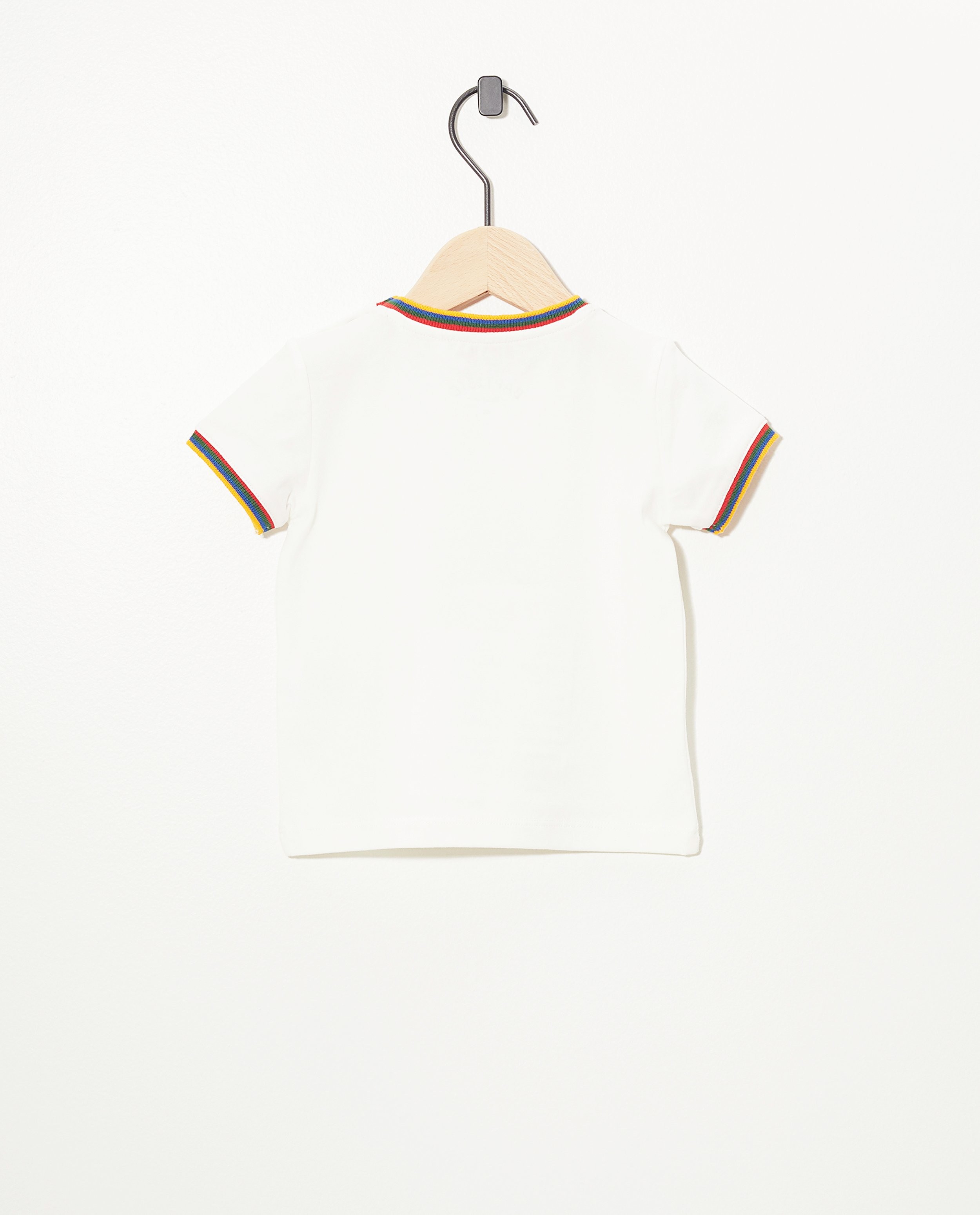 T-shirts - T-shirt blanc, imprimé Baptiste