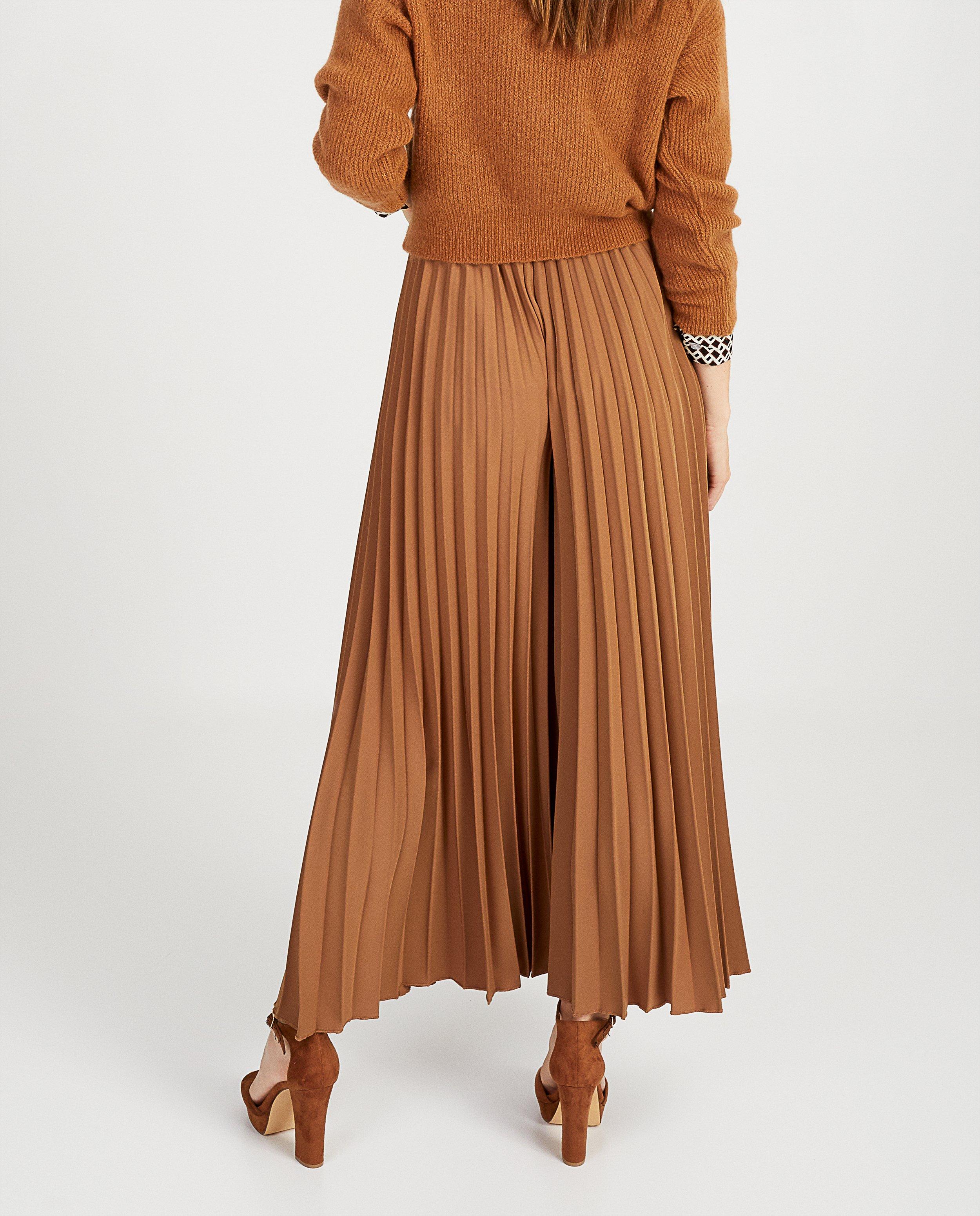 Pantalons - Pantalon plissé brun Ella Italia