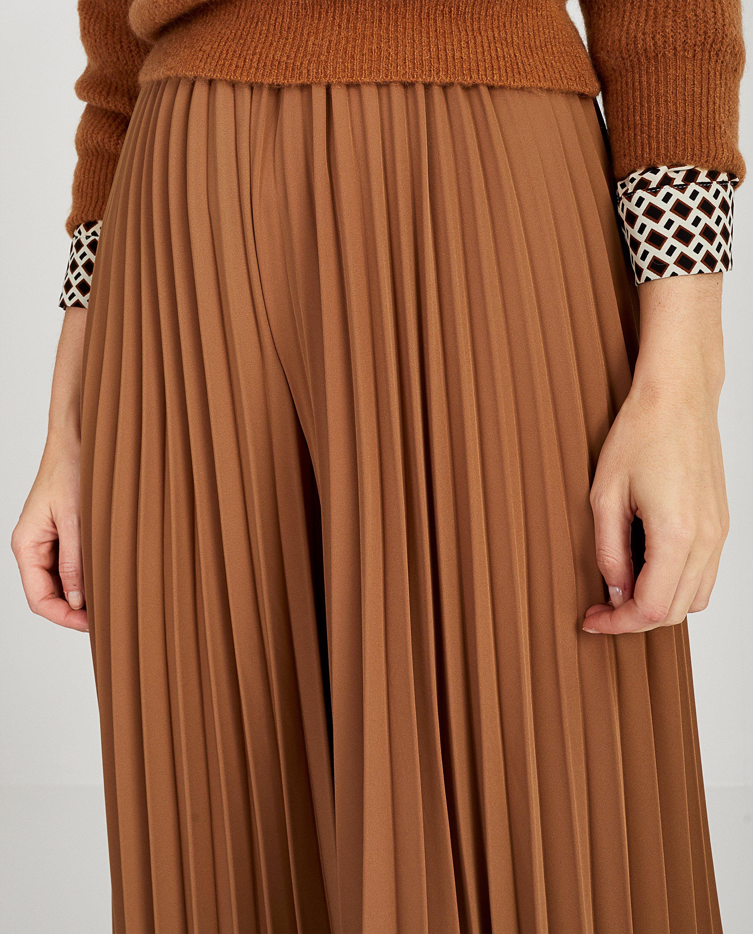 Pantalons - Pantalon plissé brun Ella Italia