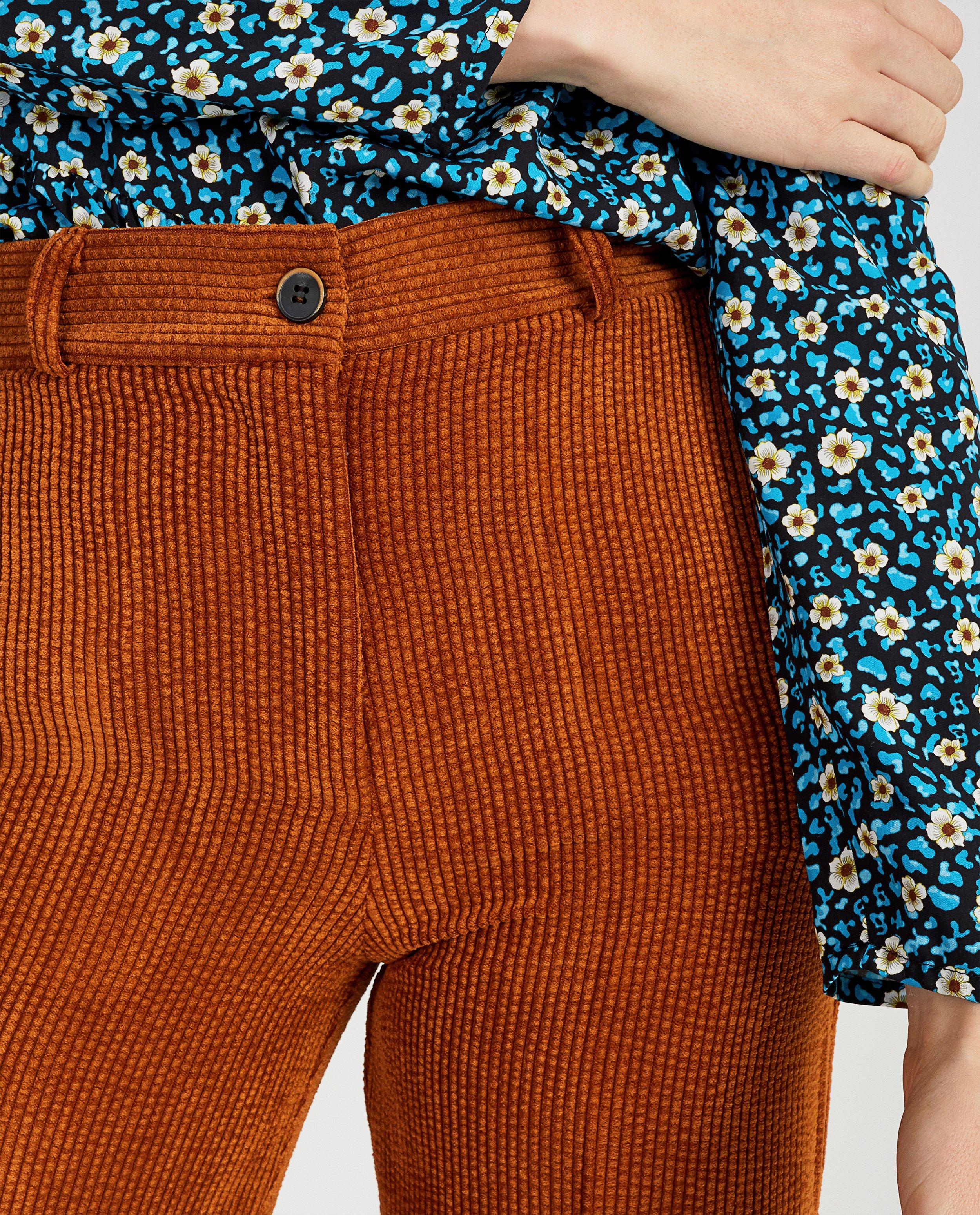 Broeken - Broek van ribfluweel Ella Italia