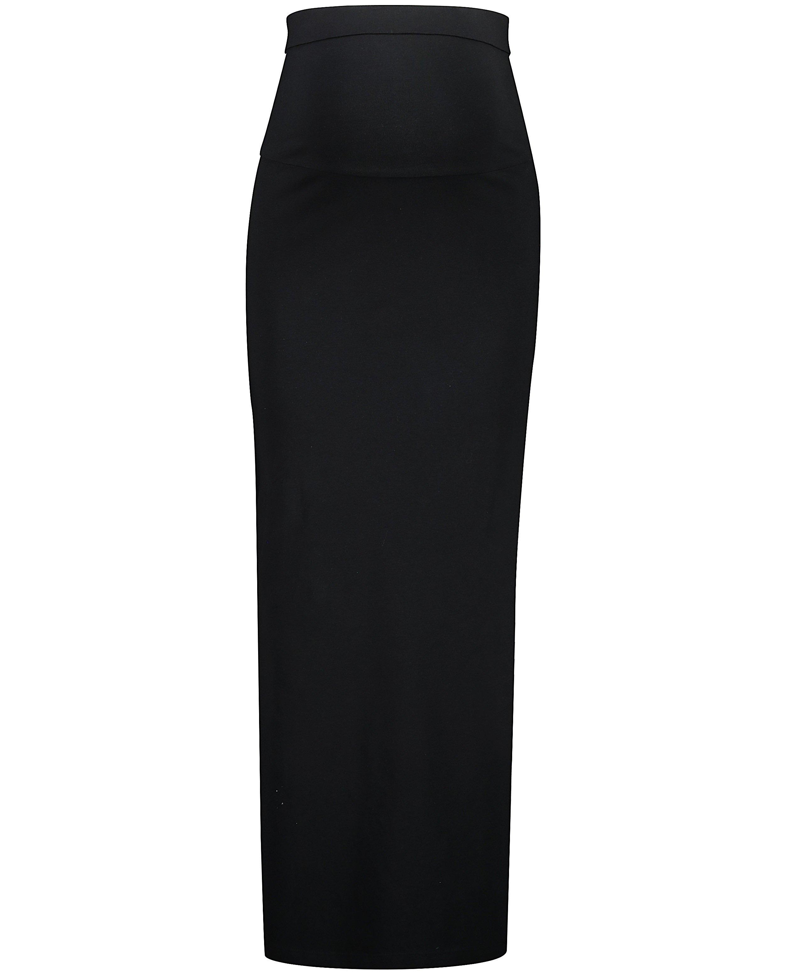Rokken - Zwarte maxi-rok Mamalicious