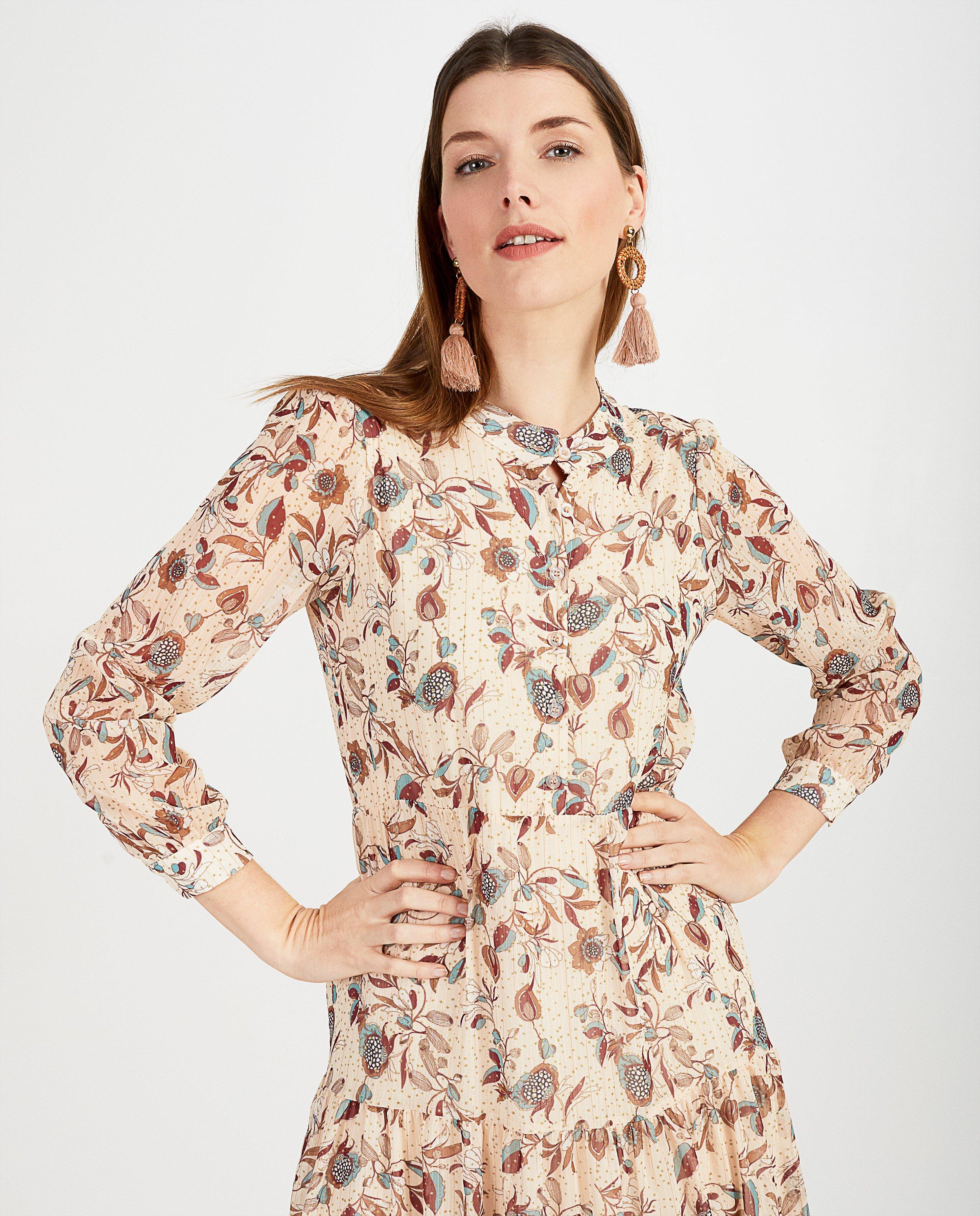Kleedjes - Maxi-jurk met print Ella Italia