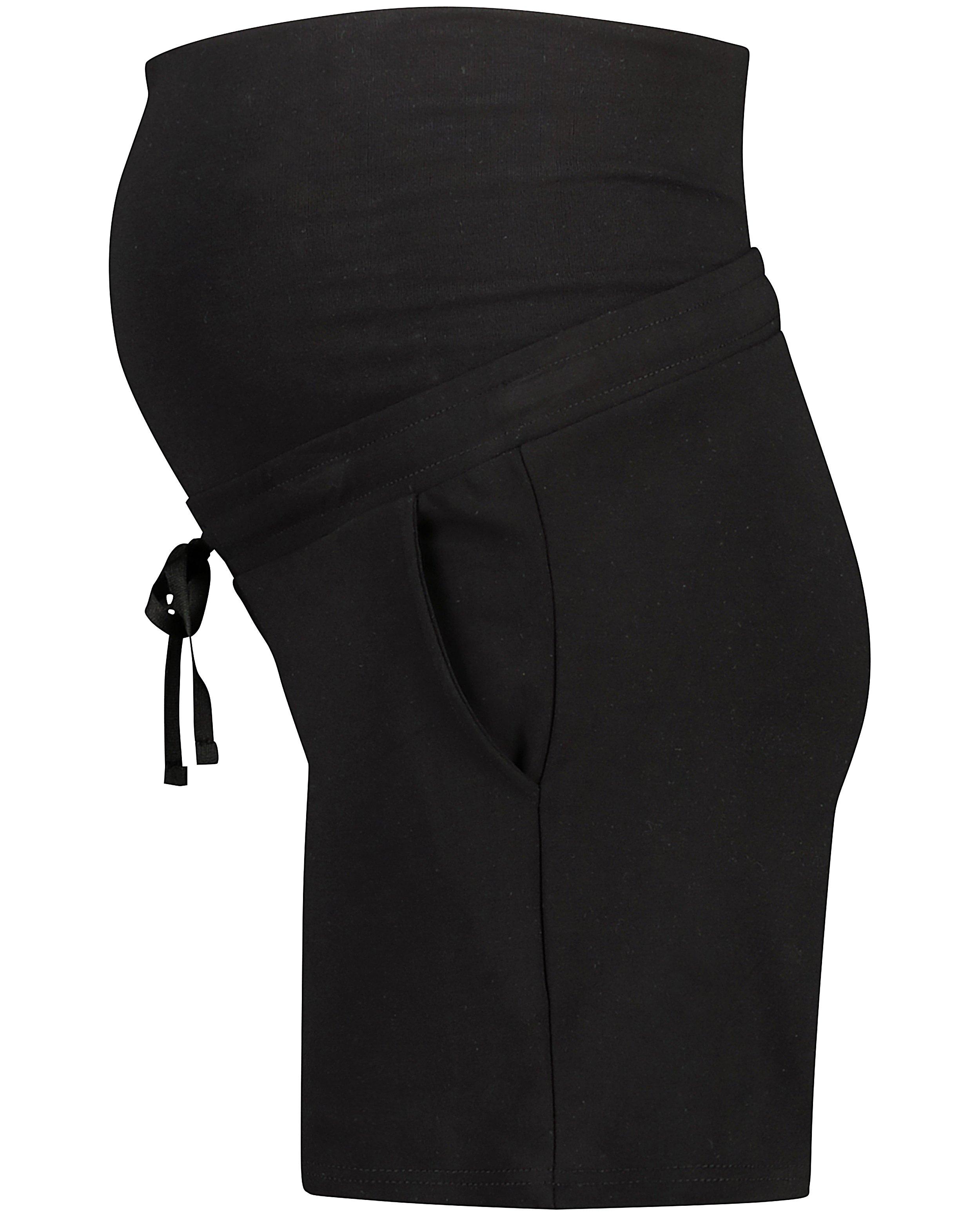 Shorts - Short molletonné noir Mamalicious