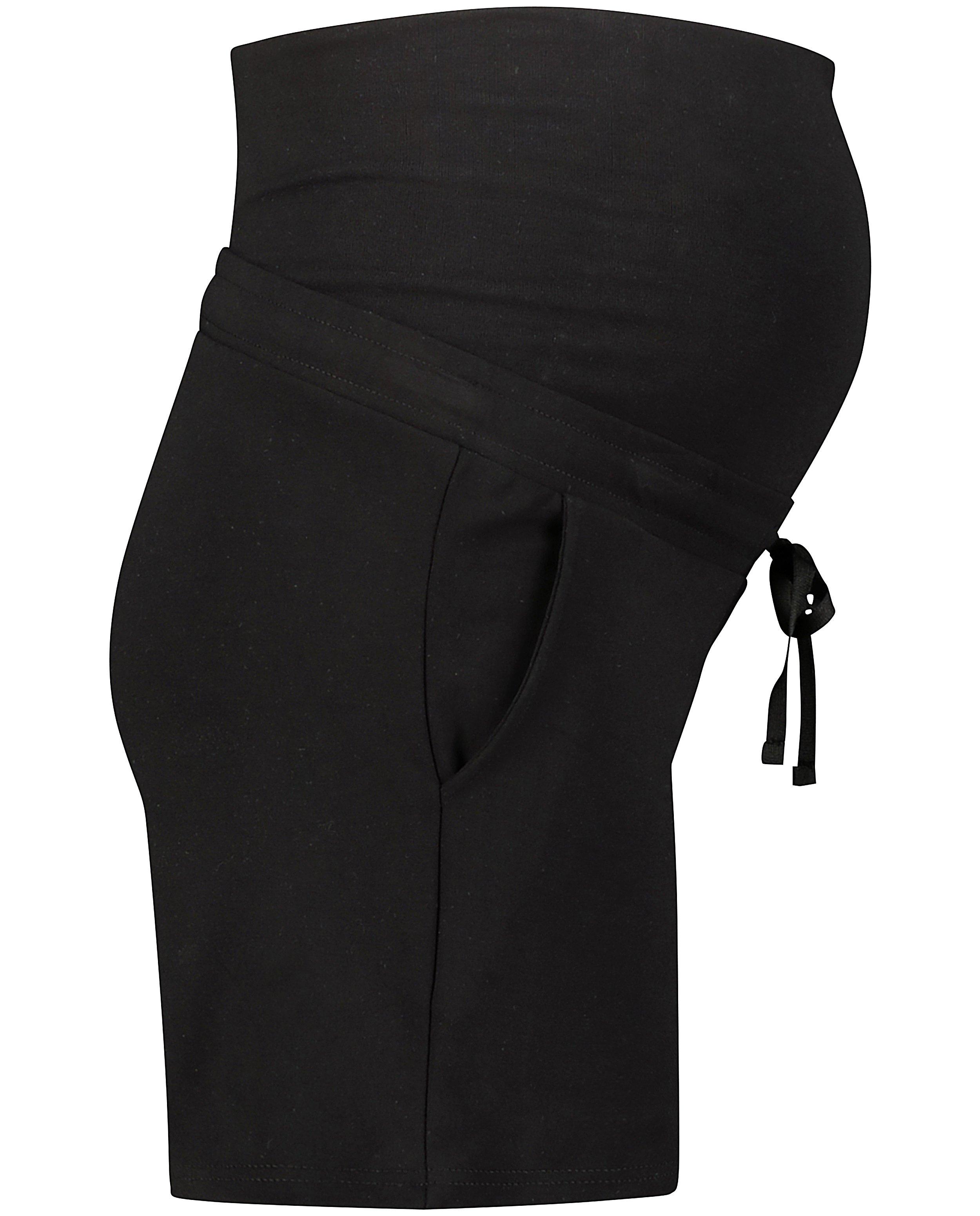 Shorts - Short molletonné noir Mamalicious