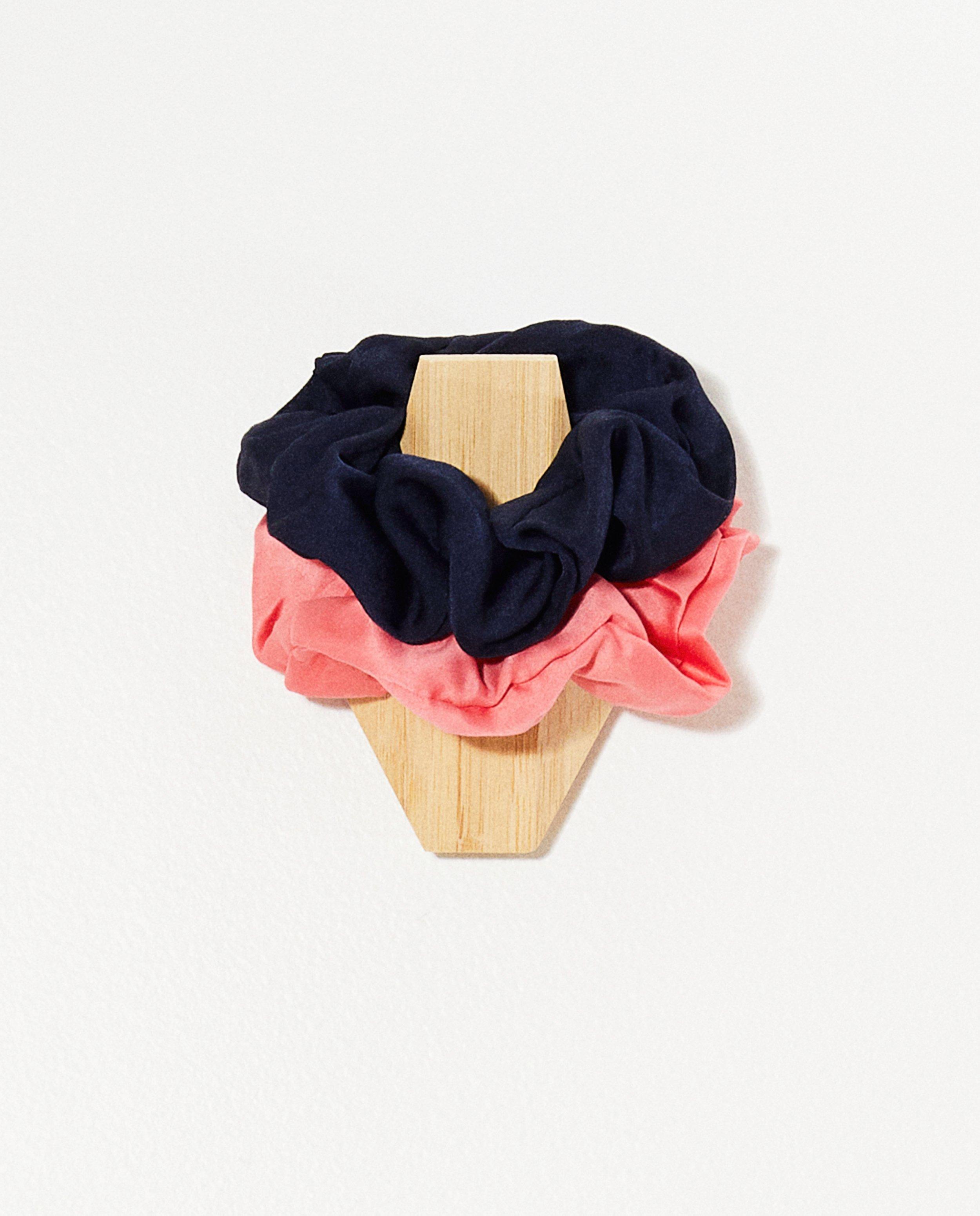 Lot de 2 chouchous - rose et bleu - JBC