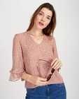 Chemises - Roze blouse met print Ella Italia
