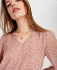 Chemises - Roze blouse met print Ella Italia
