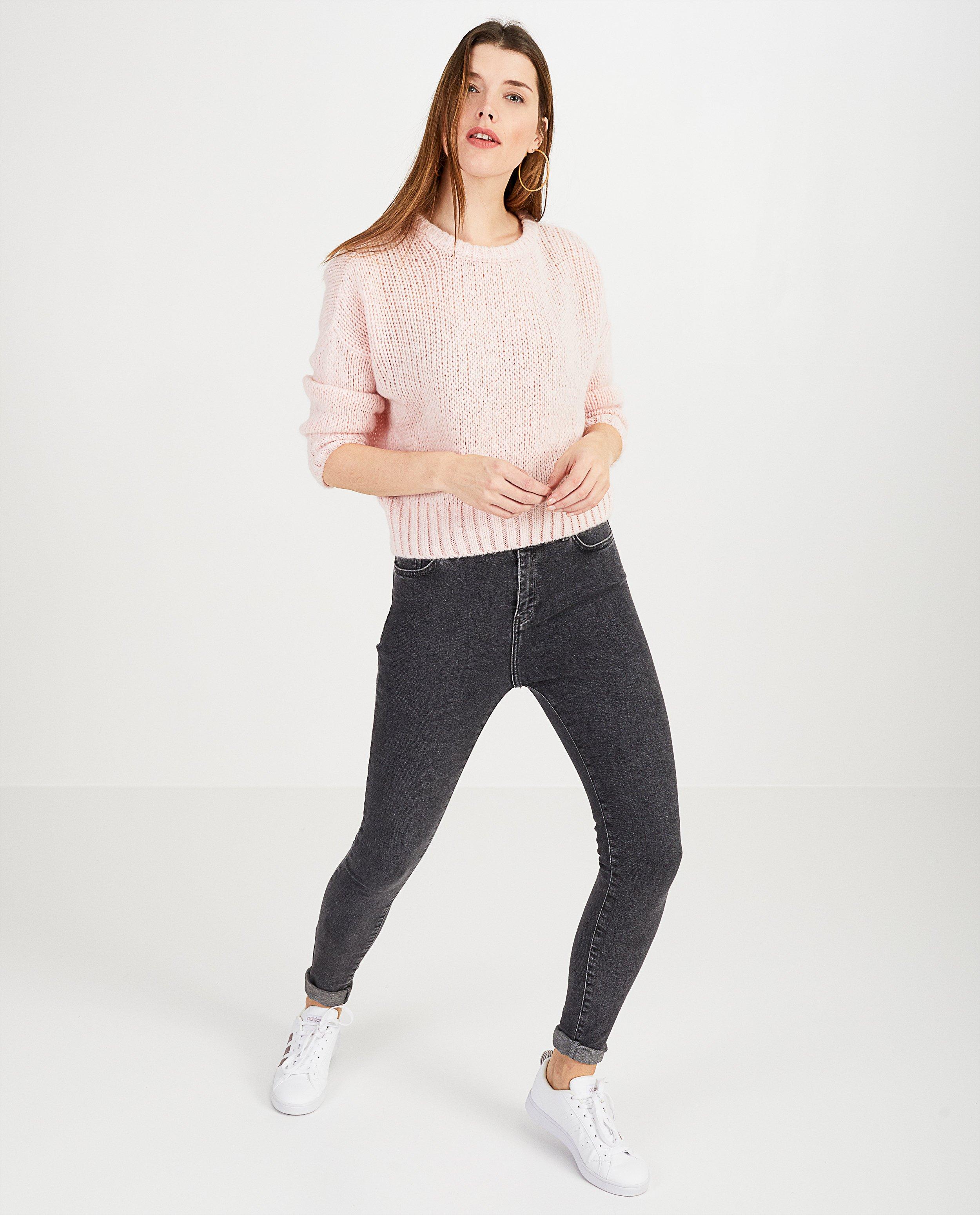 Pull rose pâle - tricot - Ella Italia