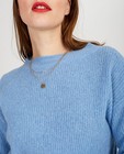Pulls - Pull bleu clair en fin tricot