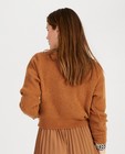Pulls - Pull brun en fin tricot