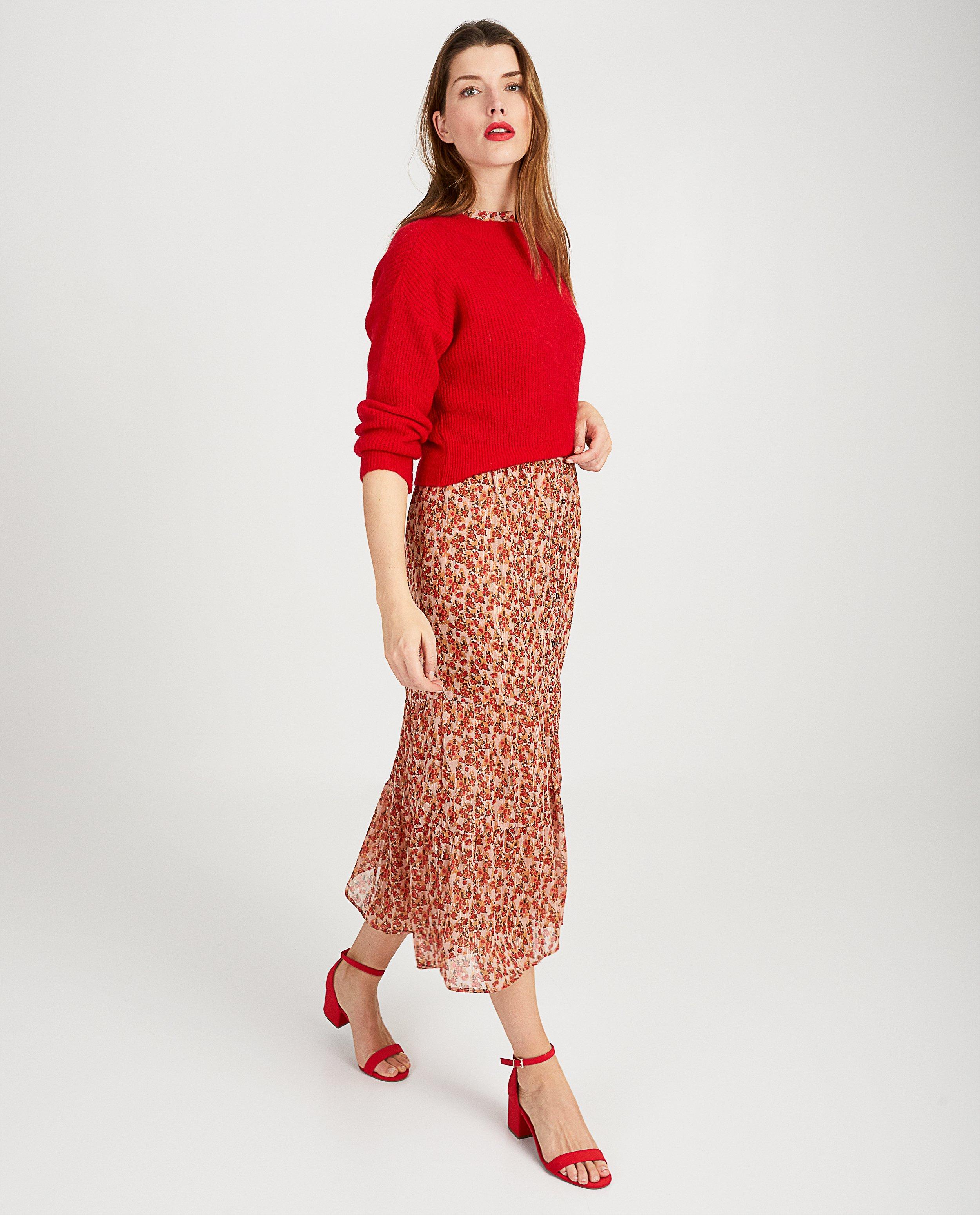 Rode trui van fijne brei - Product Detail - rood - afbeelding nummer 1