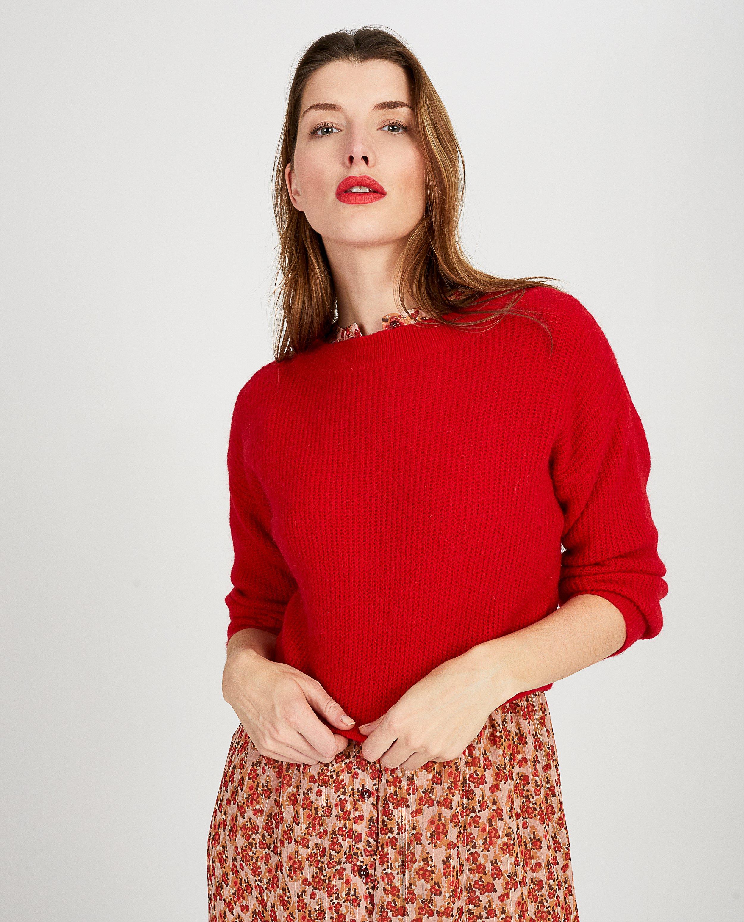 Rode trui van fijne brei - Product Detail - rood - afbeelding nummer 2